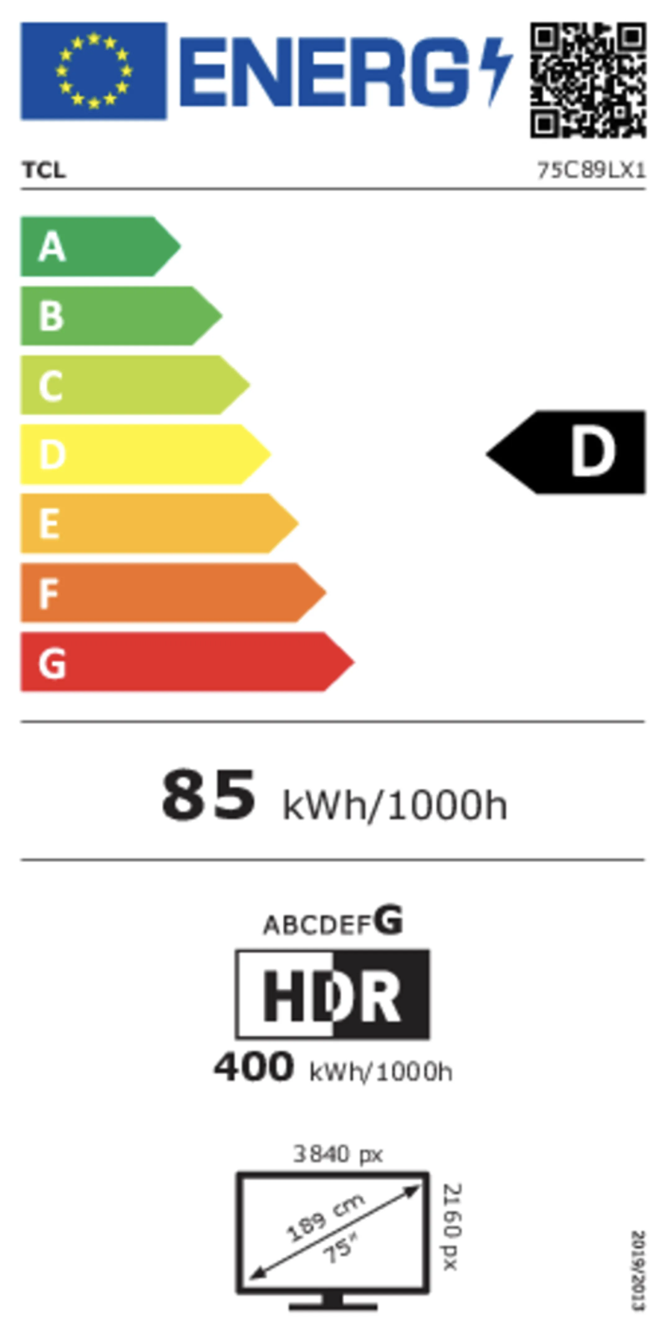 SQD-MiniLED 4K TV 75C89L (2026) - 75 inch