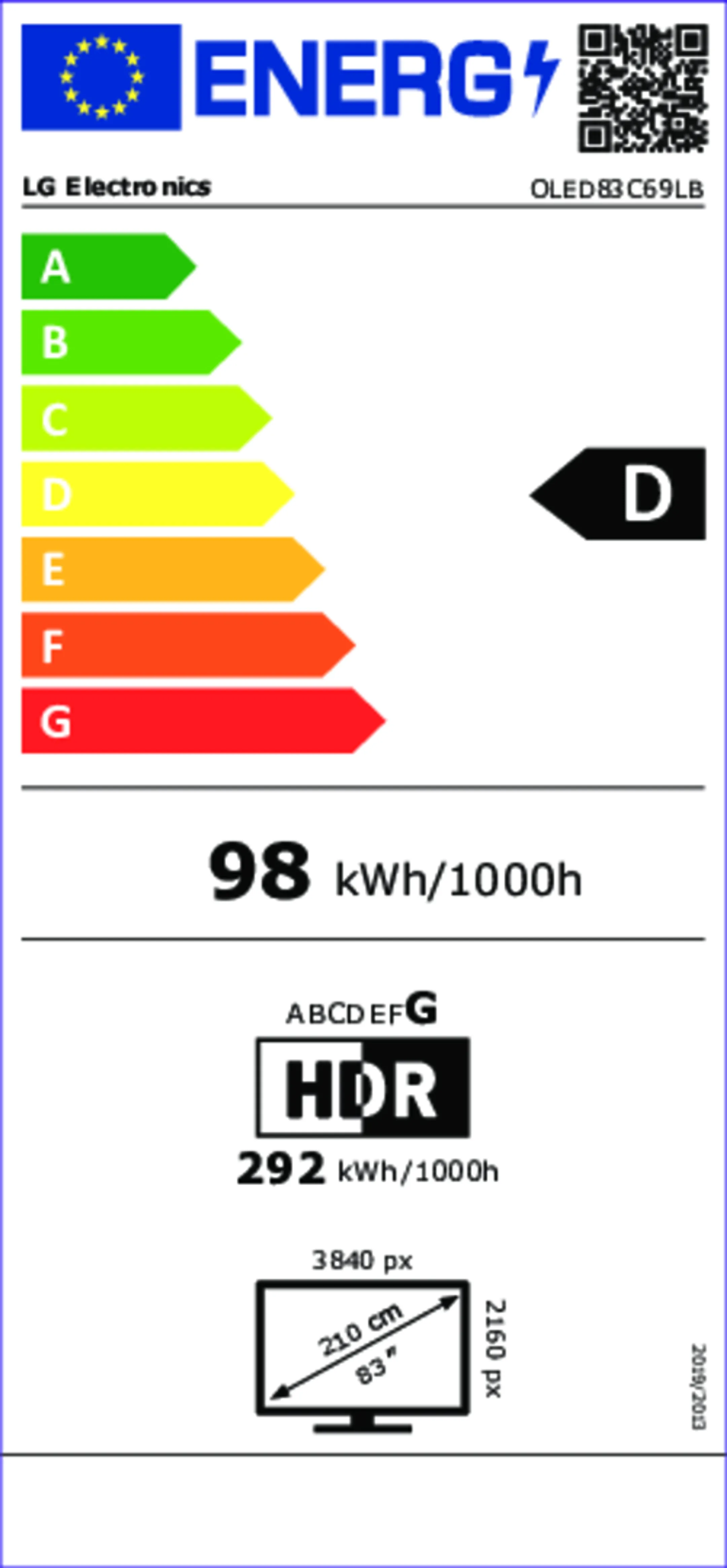 OLED TV 4K OLED83C69LB (2026) - 83 inch