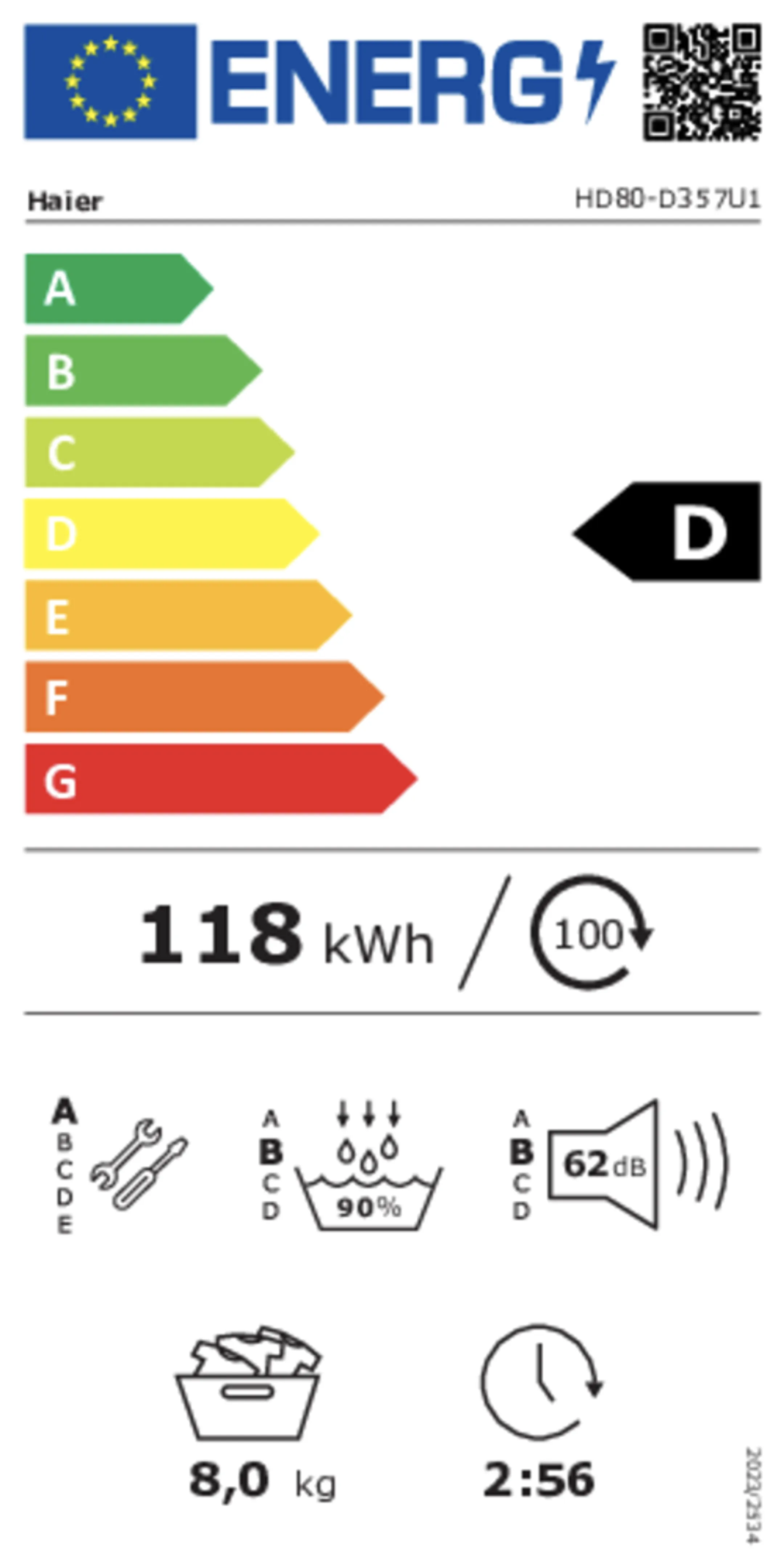 Droogkast HD80-D357U1