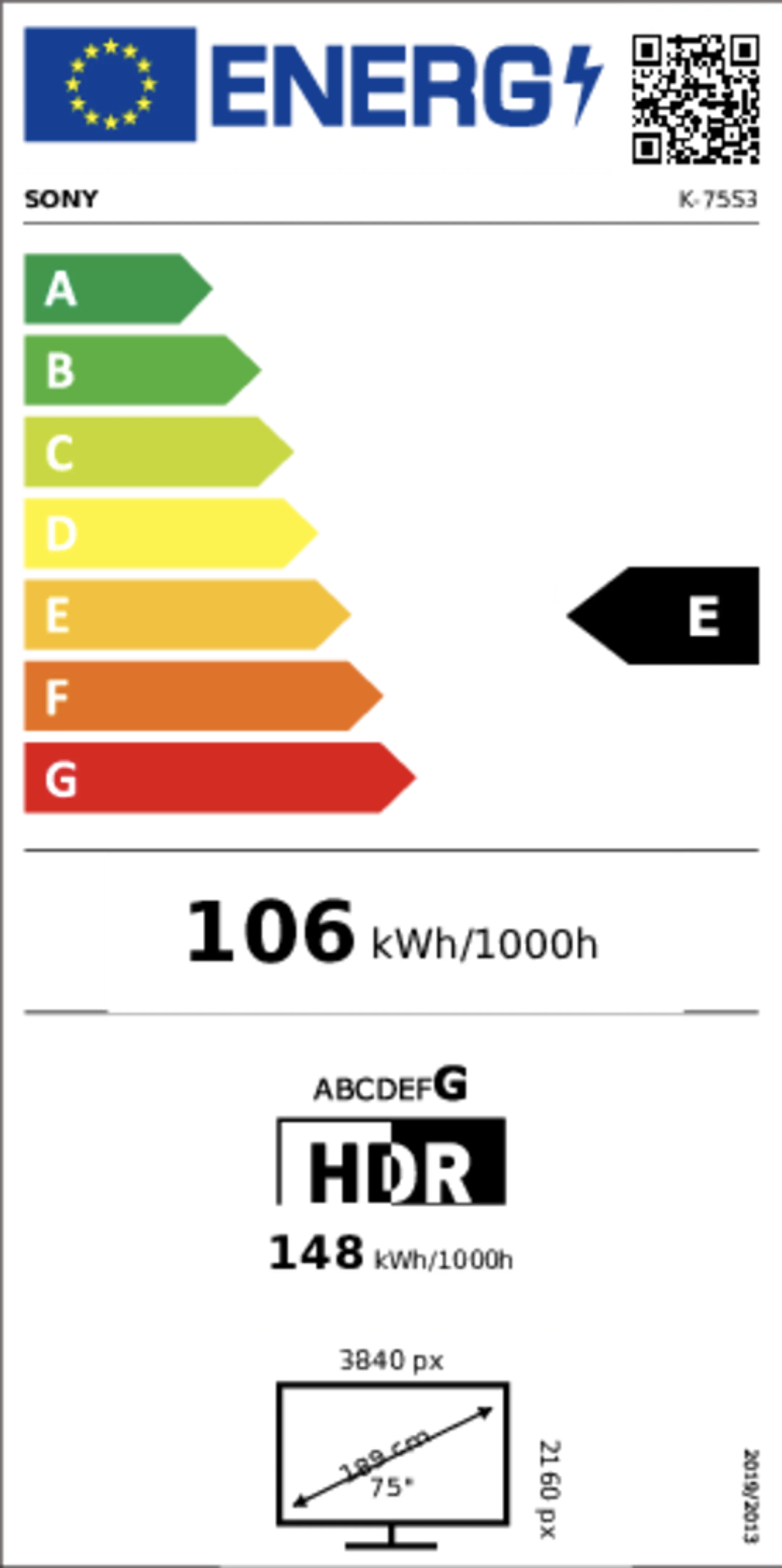 Direct LED 4K TV BRAVIA 3 K75S39B (2025) - 75 pouces