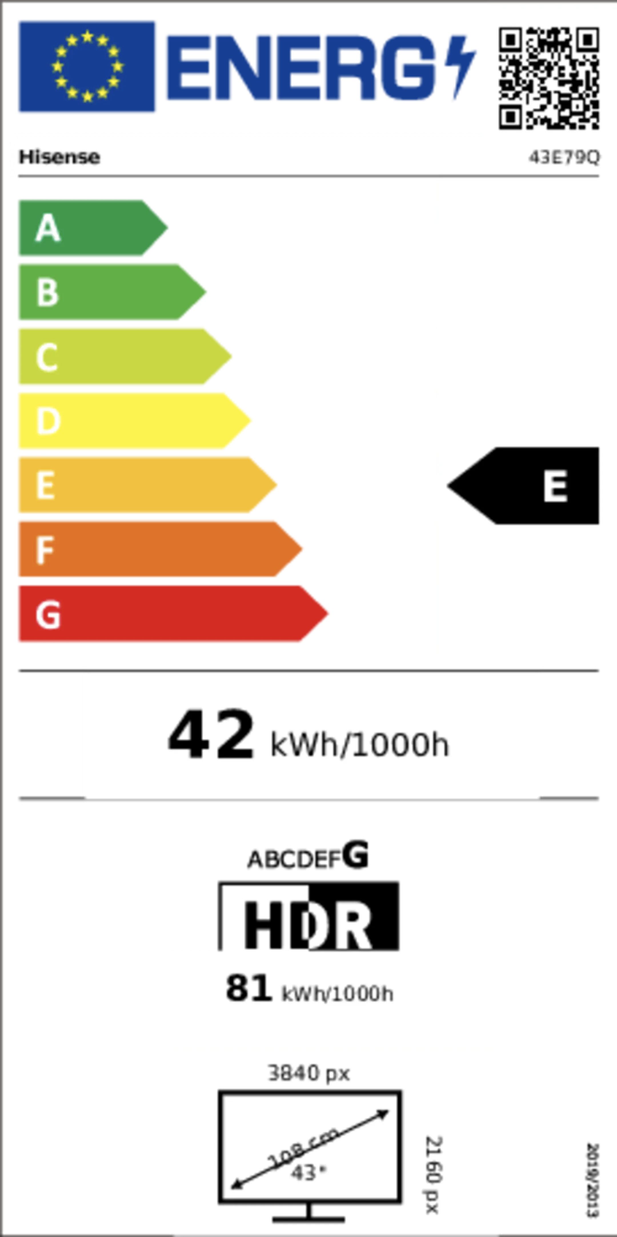 QLED 4K TV 43E79Q (2025) - 43 inch
