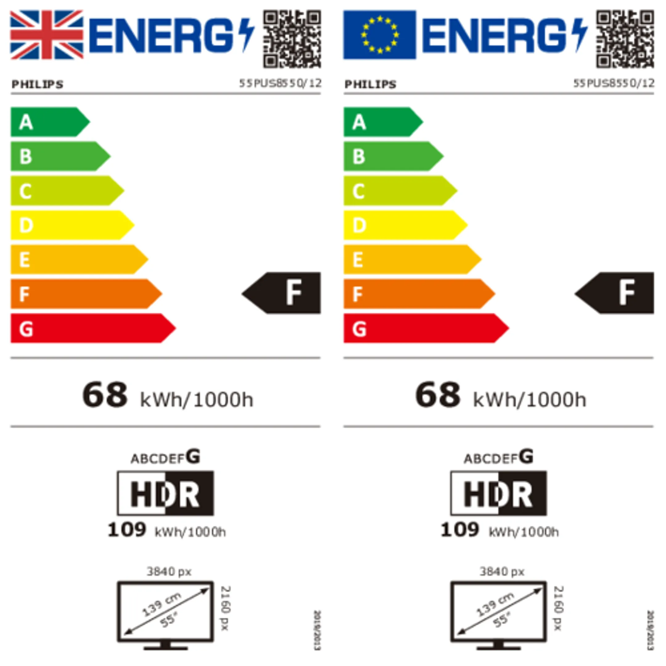 TV QLED 4K Ambilight 55PUS8550/12 (2025) - 55 pouces