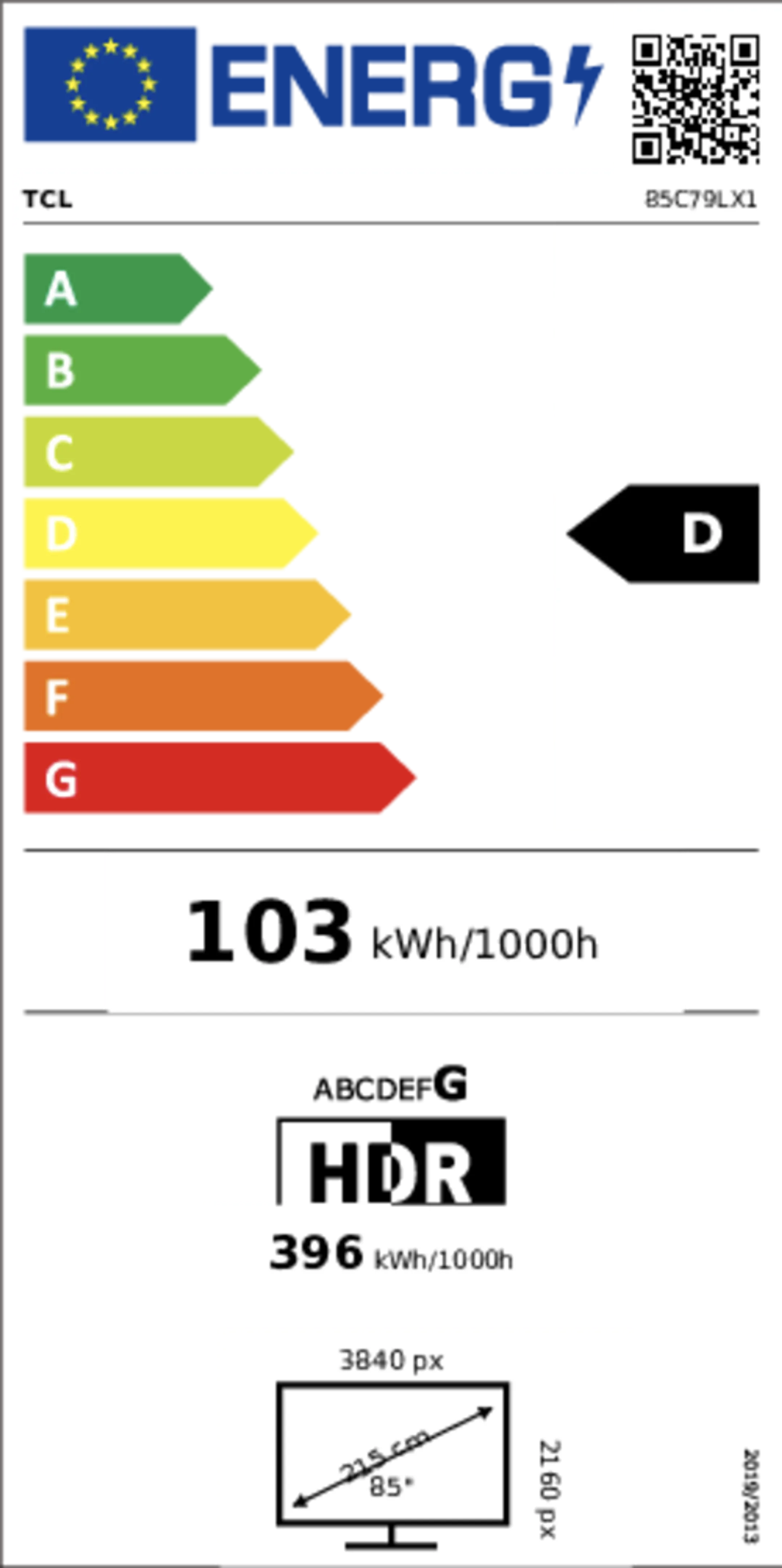 SQD-MiniLED 4K TV 85C79L (2026) - 85 pouces