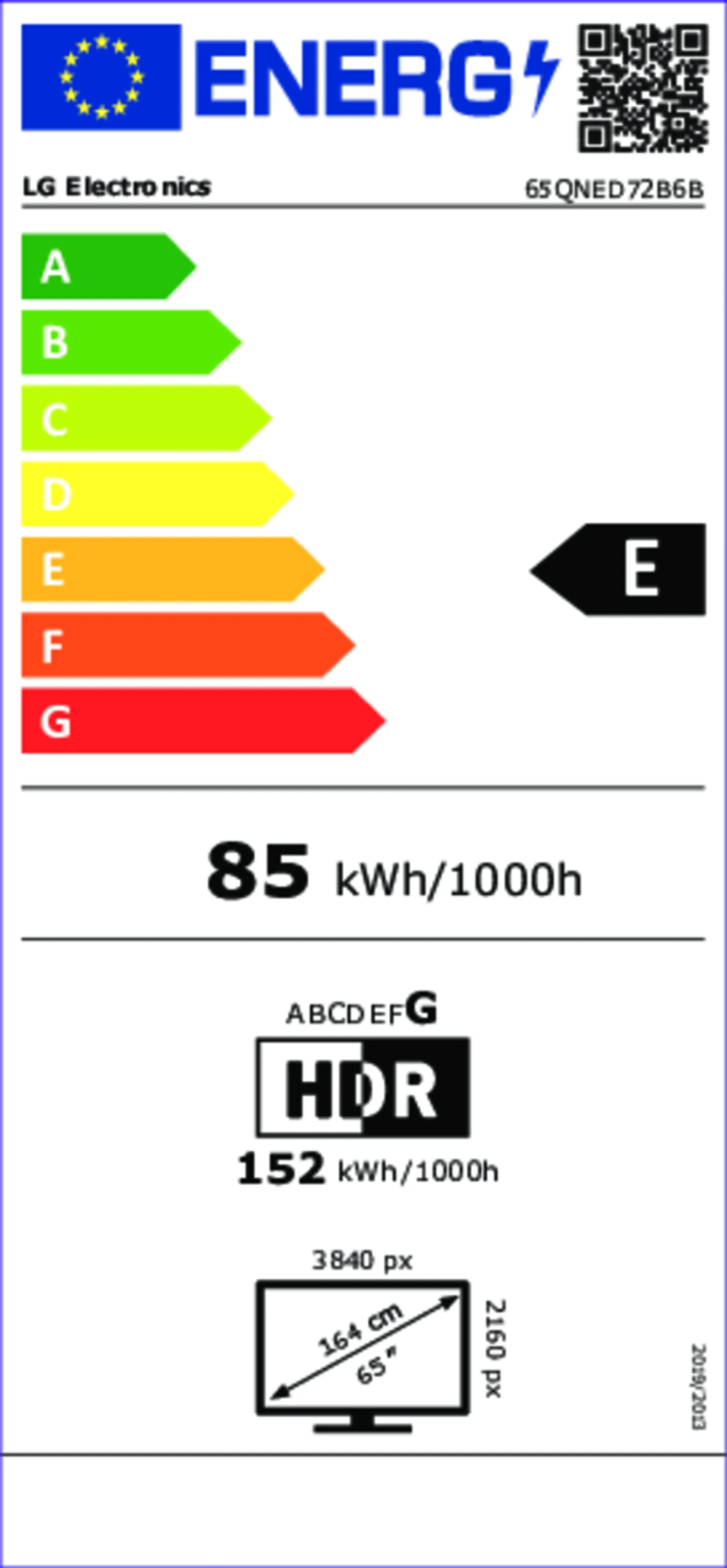 QNED AI Mini LED 4K TV 65QNED72B6B (2026) - 65 pouces