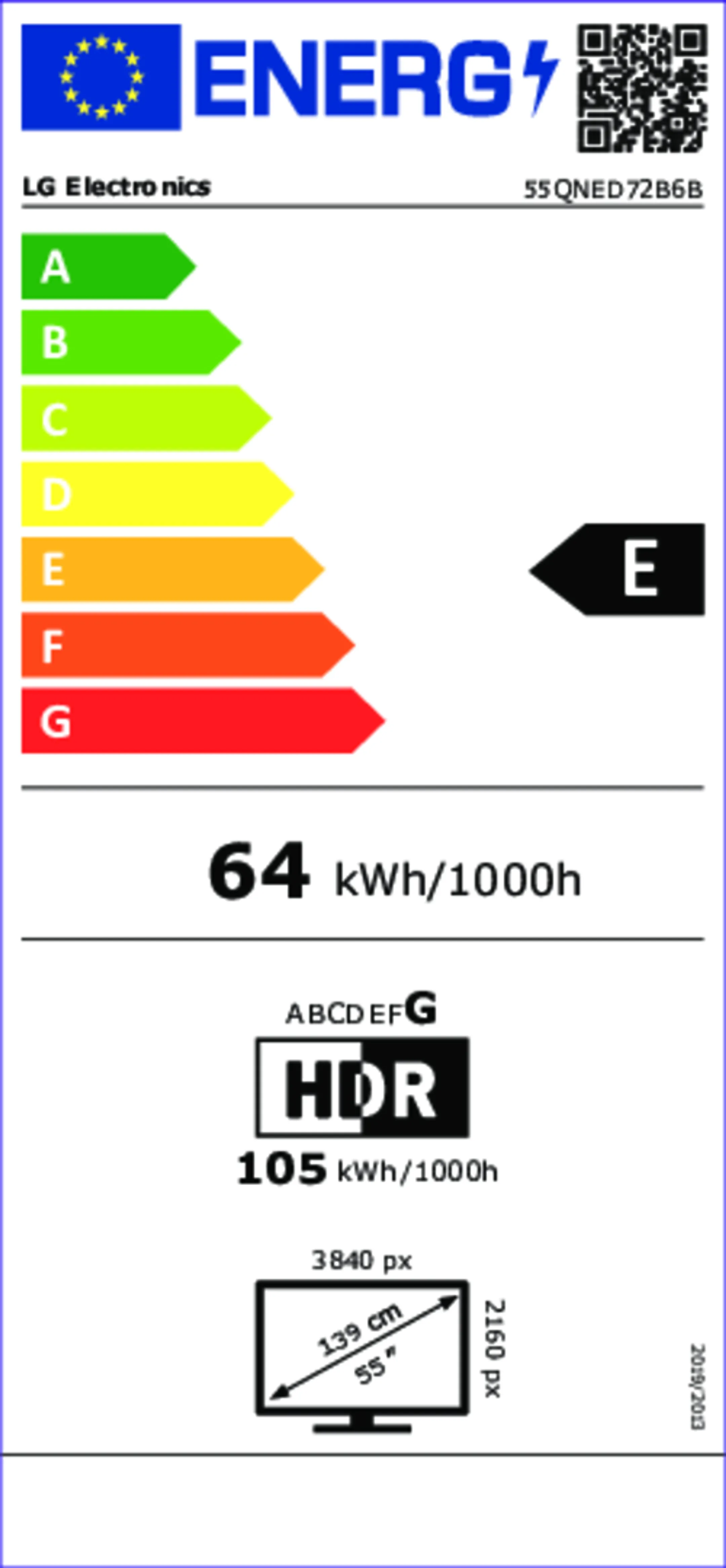 QNED AI Mini LED 4K TV 55QNED72B6B (2026) - 55 pouces