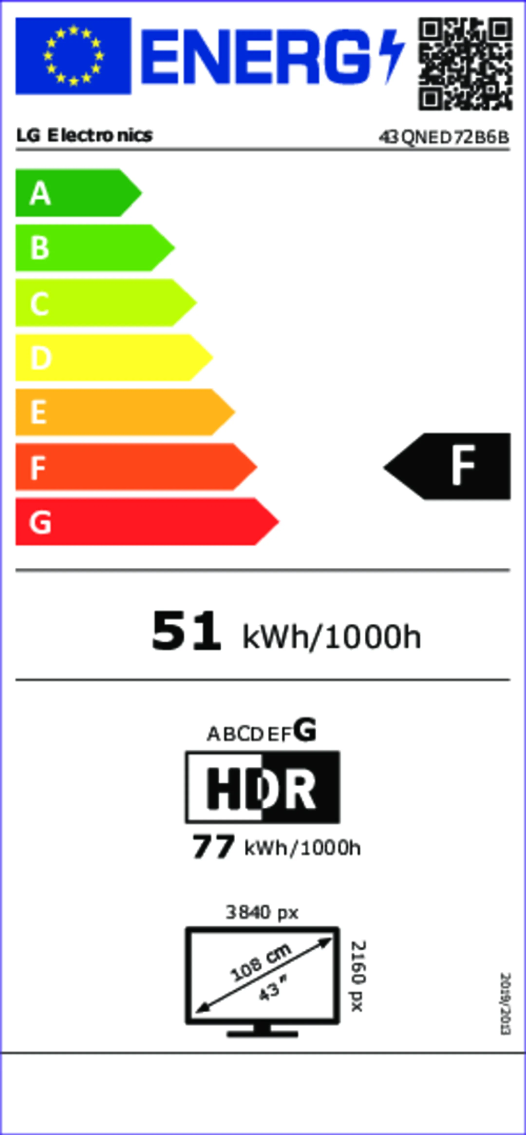 QNED AI Mini LED 4K TV 43QNED72B6B (2026) - 43 pouces