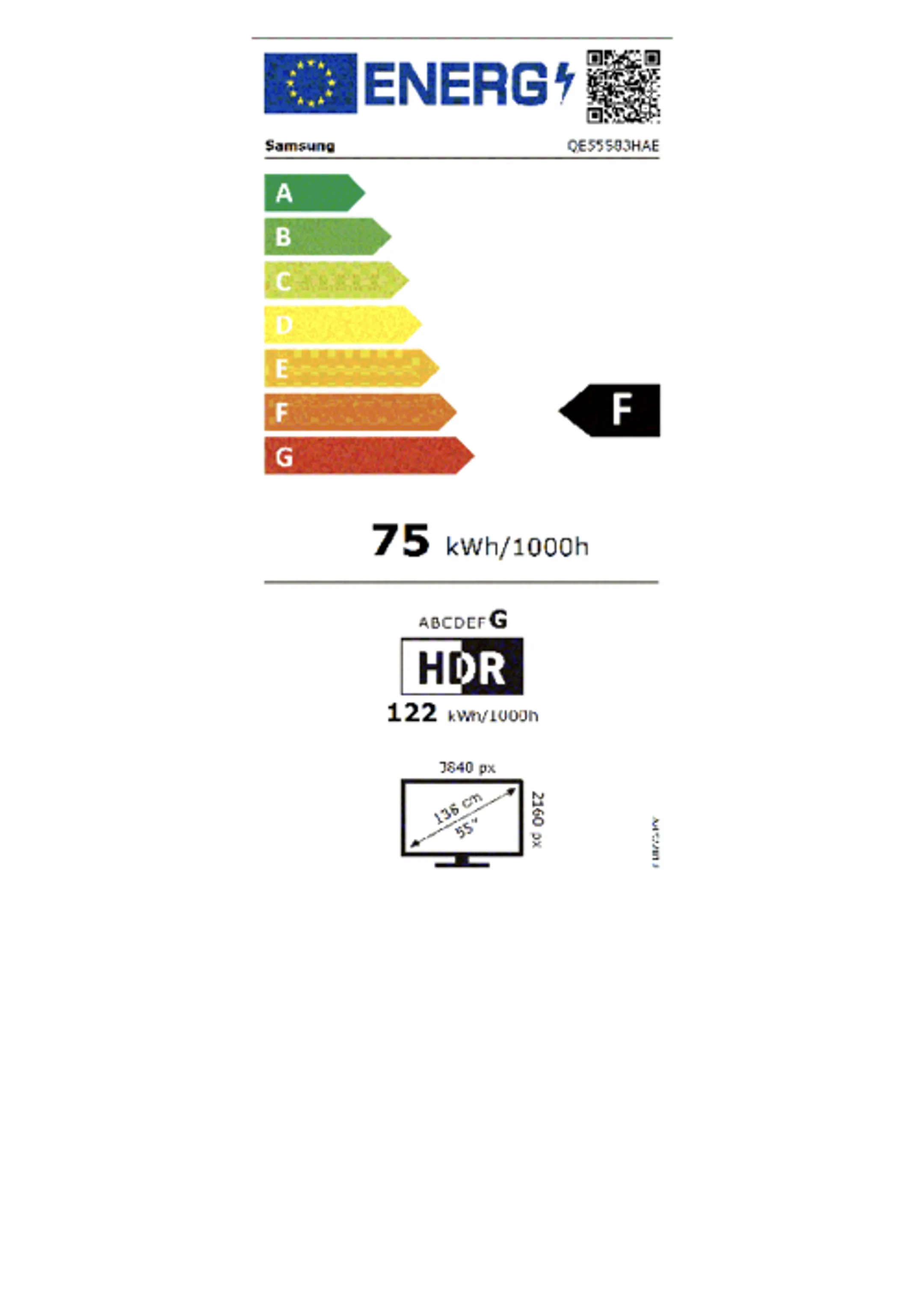 OLED 4K TV QE55S83HAEXXN (2026) - 55 pouces