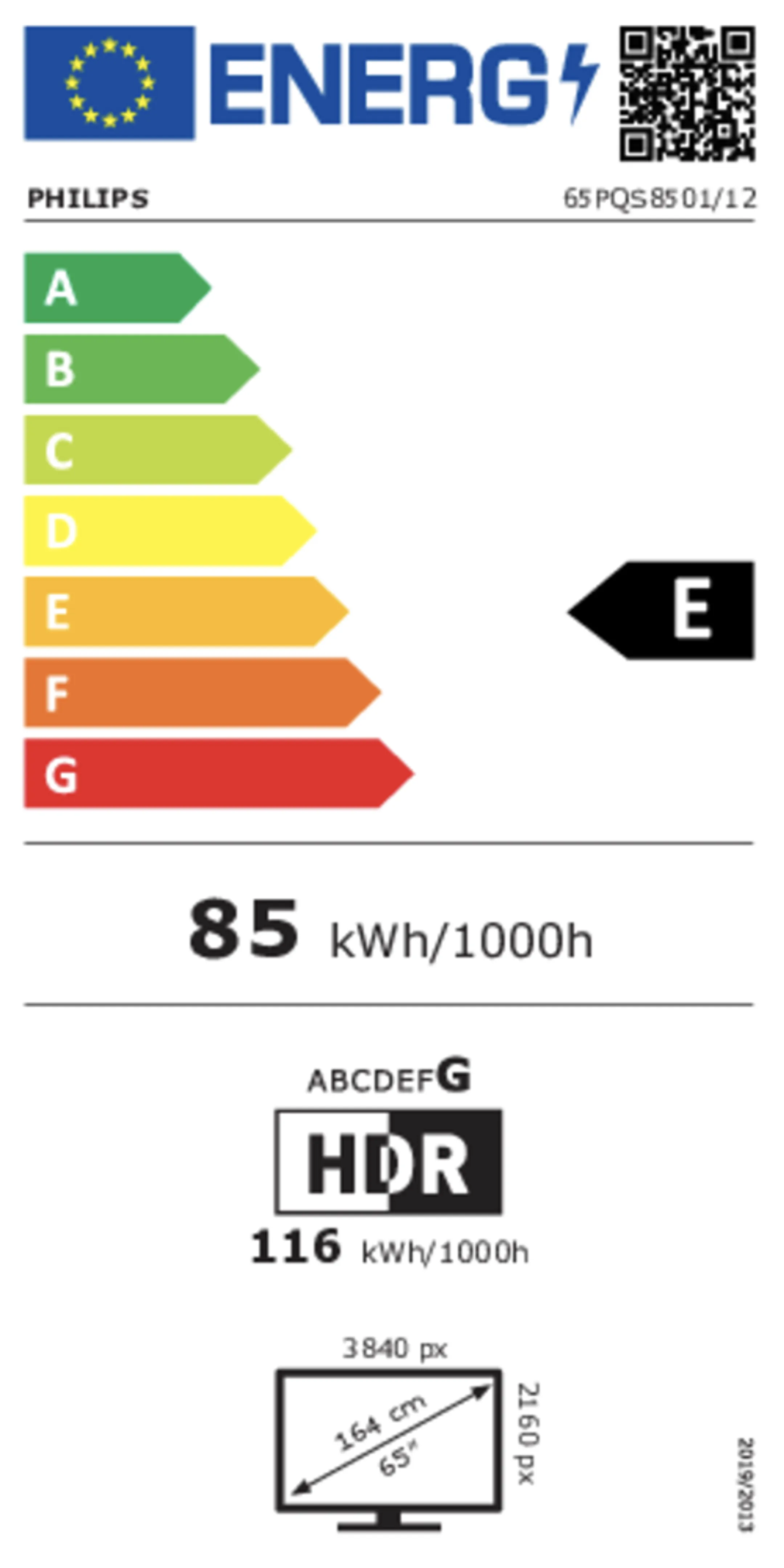 QLED 4K Ambilight TV 65PQS8501/12 (2026) - 65 inch
