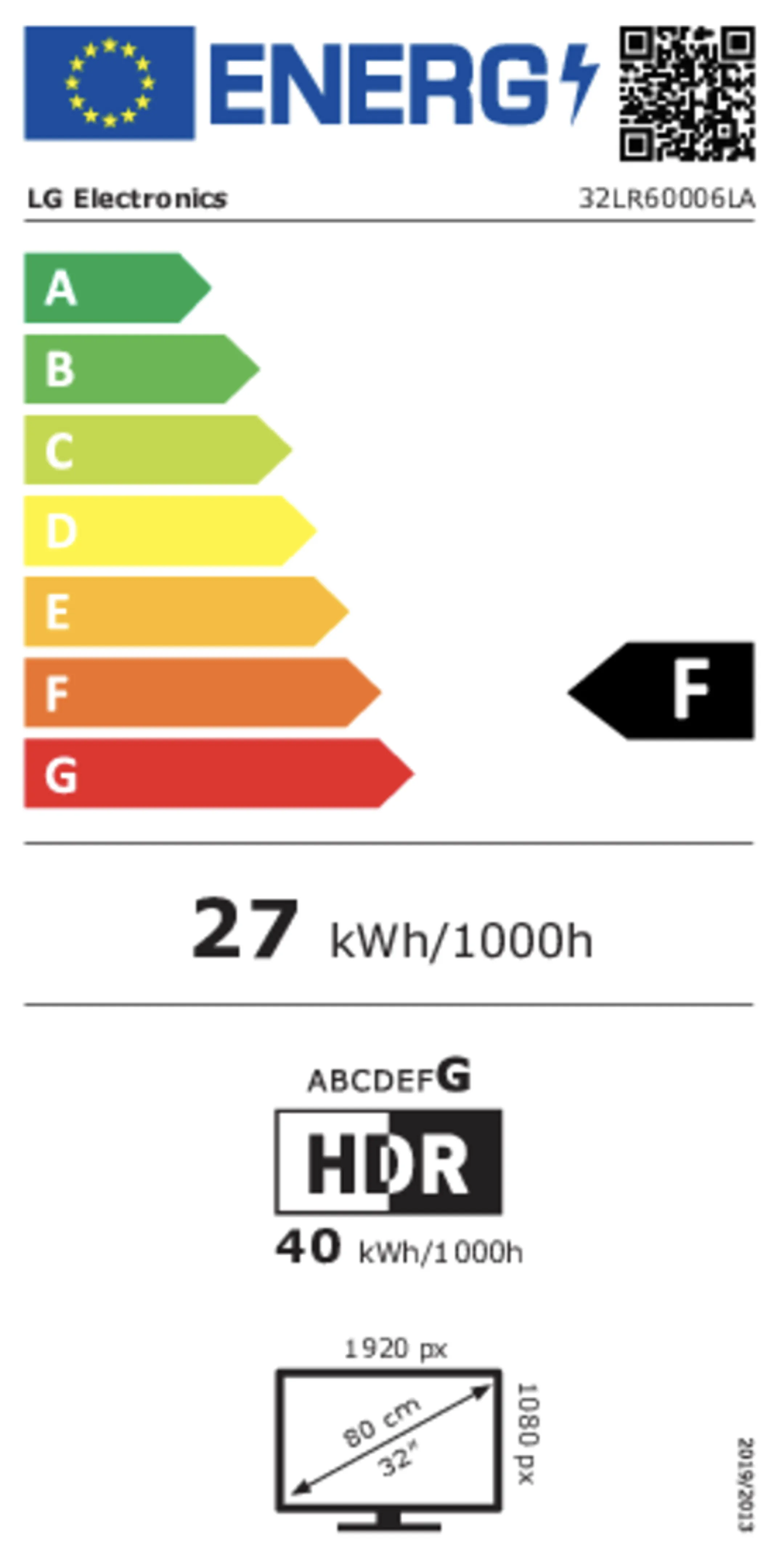 LED TV 32LR60006LA (2024) - 32 pouces