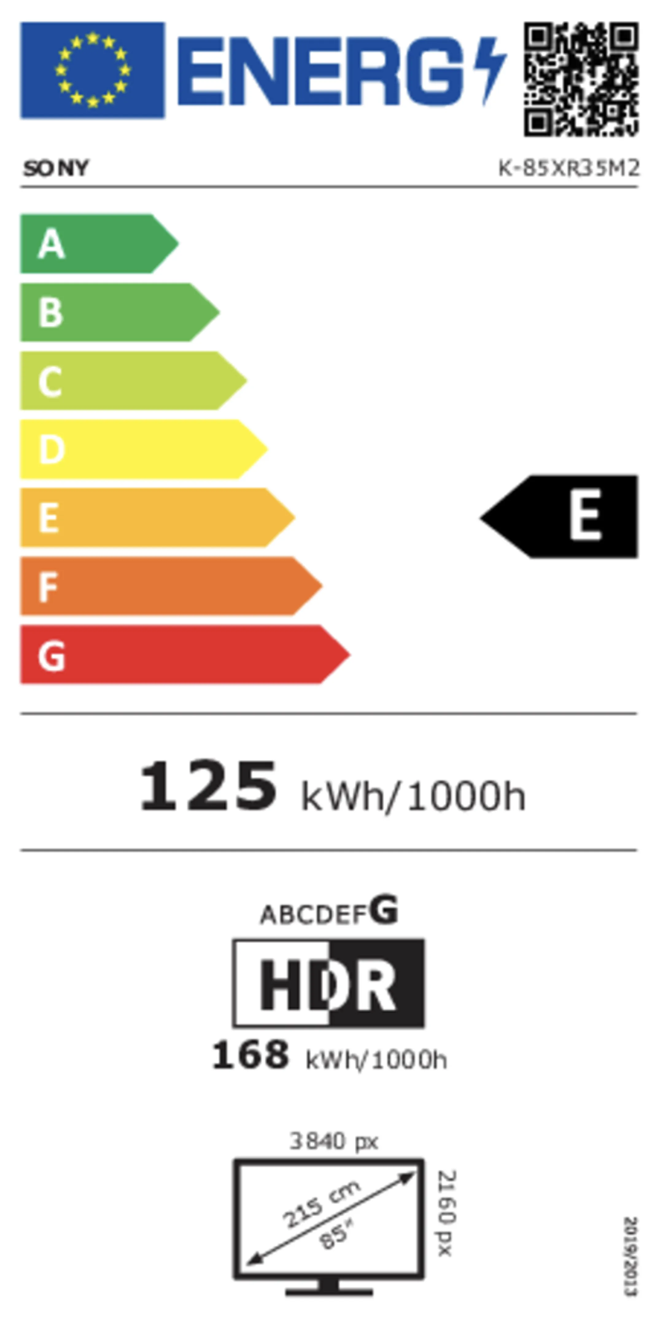 Direct LED 4K TV BRAVIA 3 II K85XR35M2PB (2026) - 85 inch