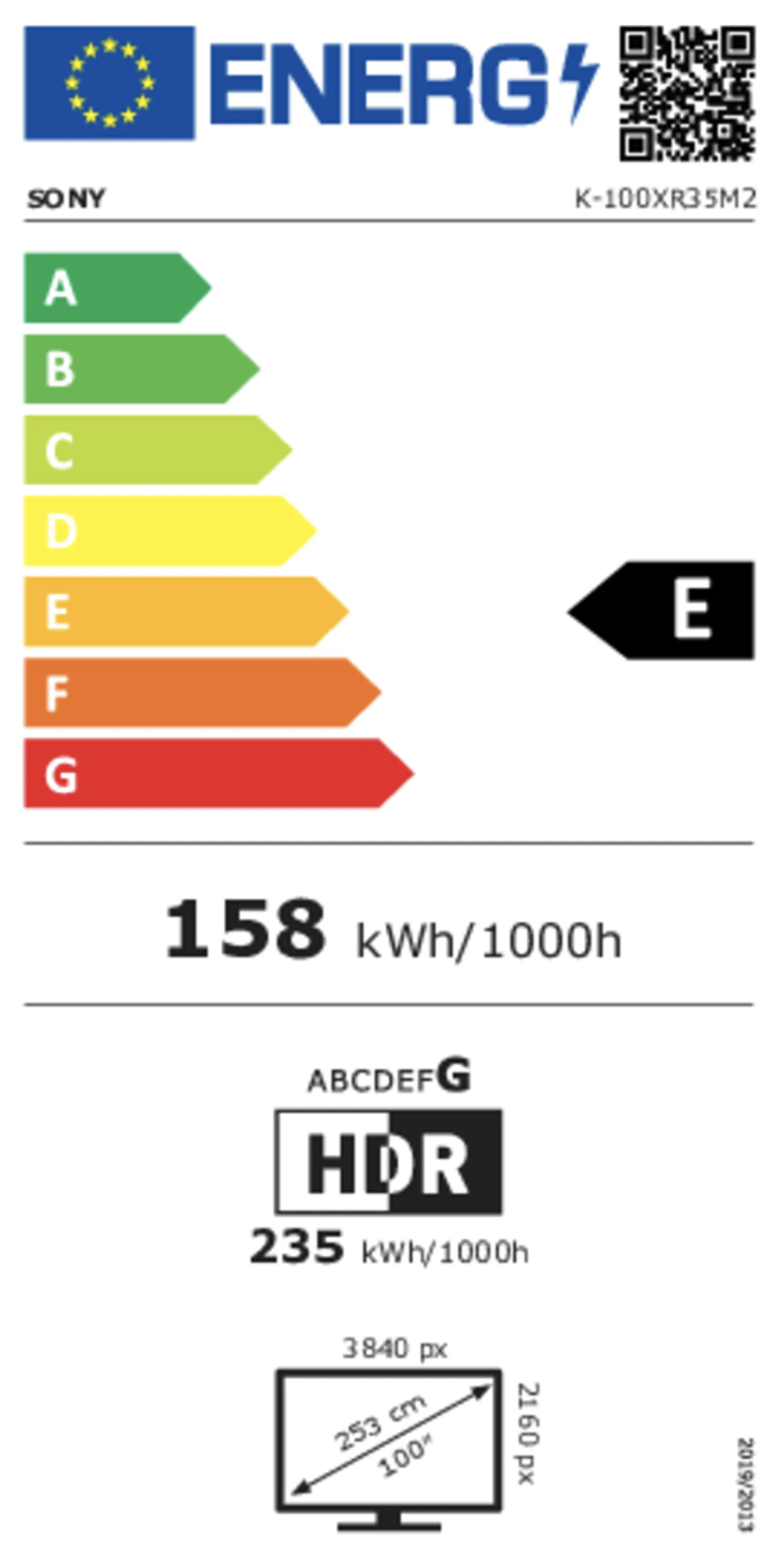 Direct LED 4K TV BRAVIA 3 II K100XR35M2PB (2026) - 100 inch
