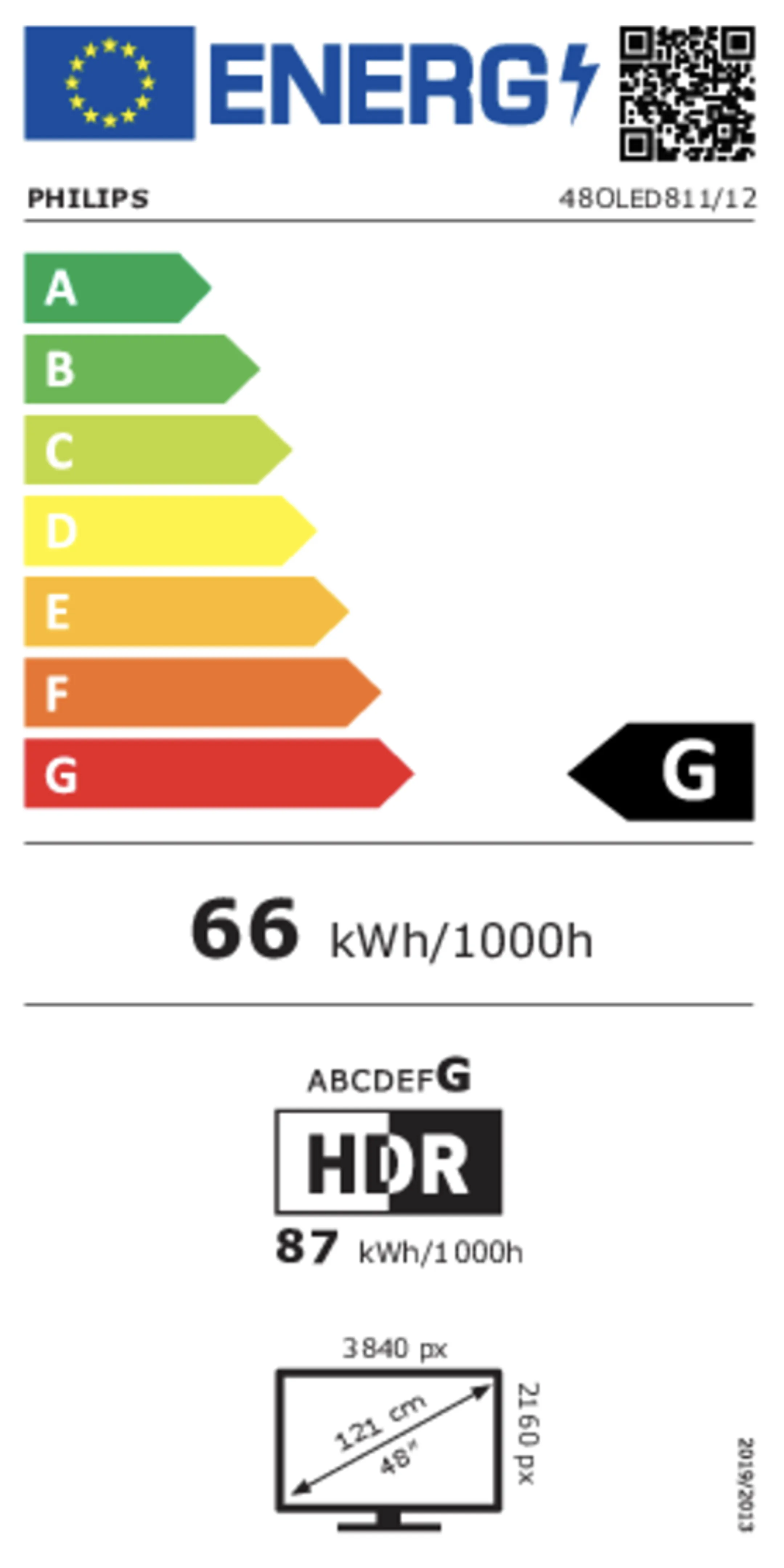 OLED 4K Ambilight TV 48OLED811/12 (2026) - 48 pouces
