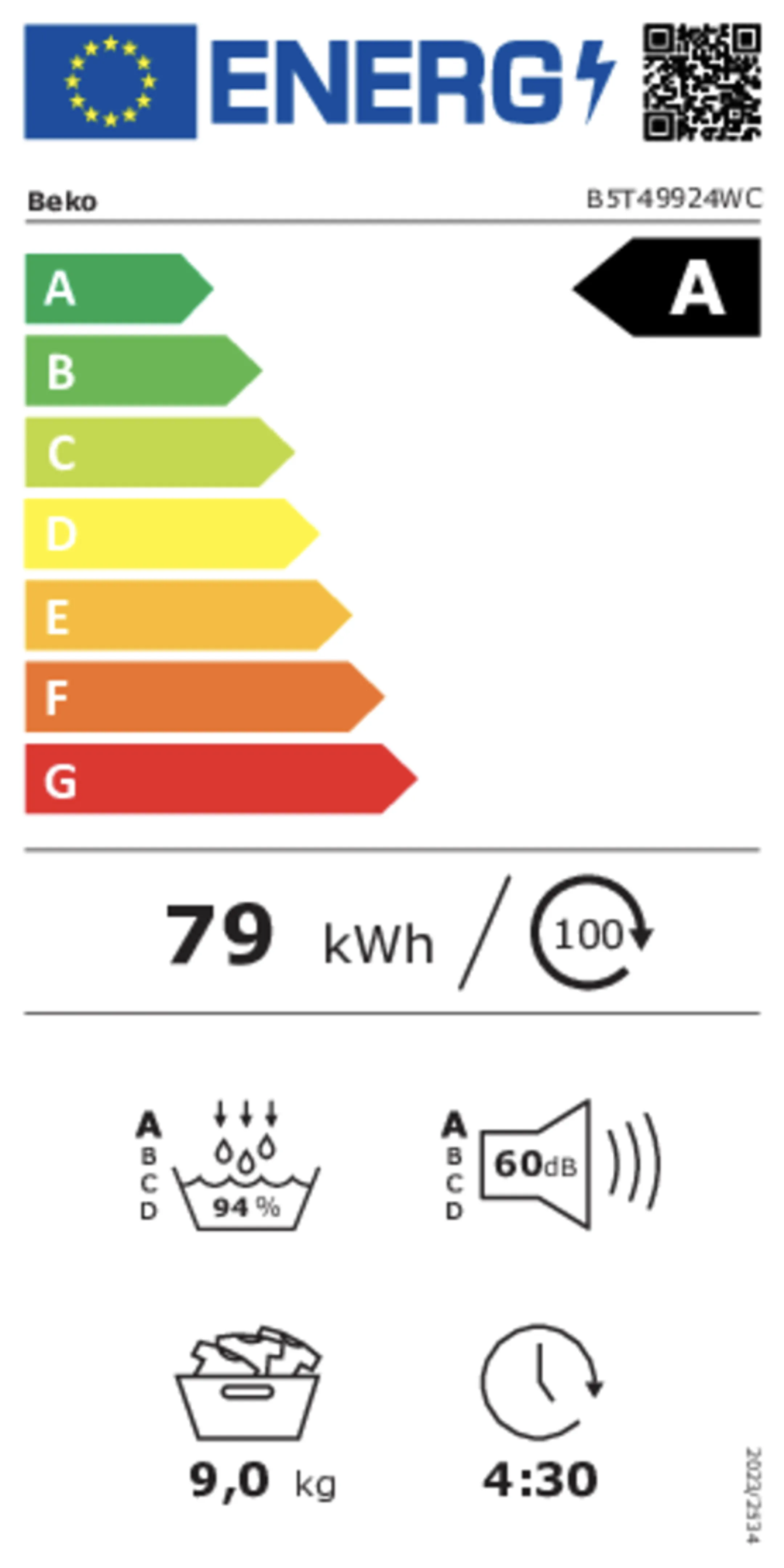 Sèche-linge B5T49924WC