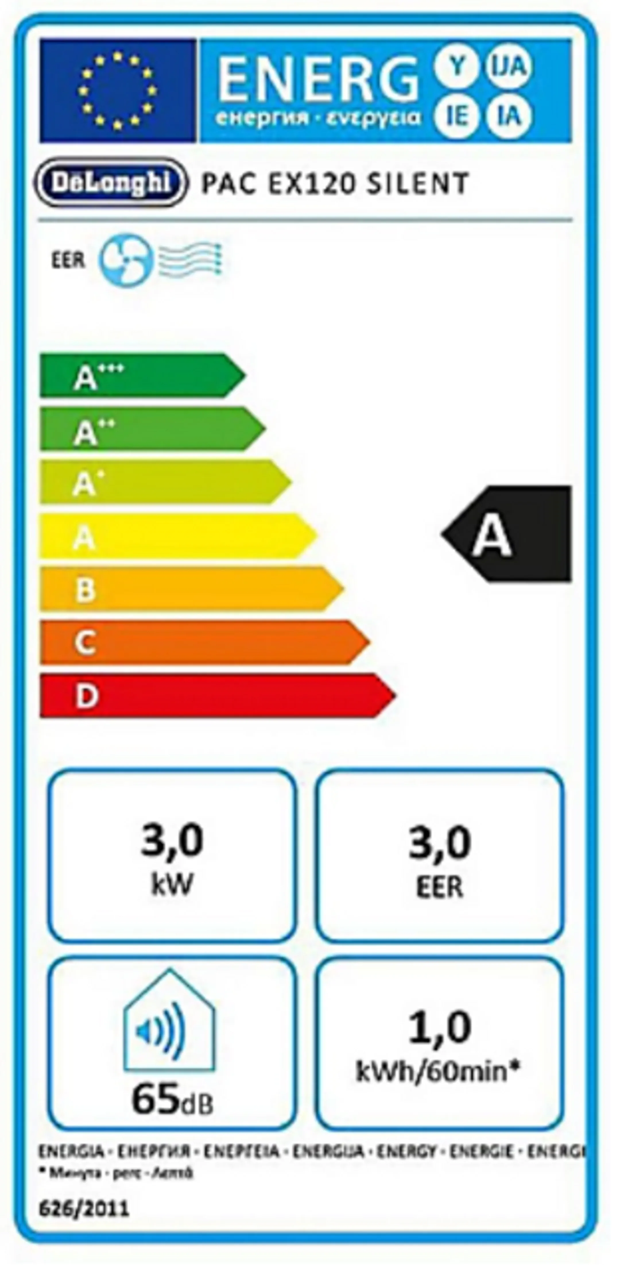 De'Longhi Climatiseur mobile Silent  PACEX120 image