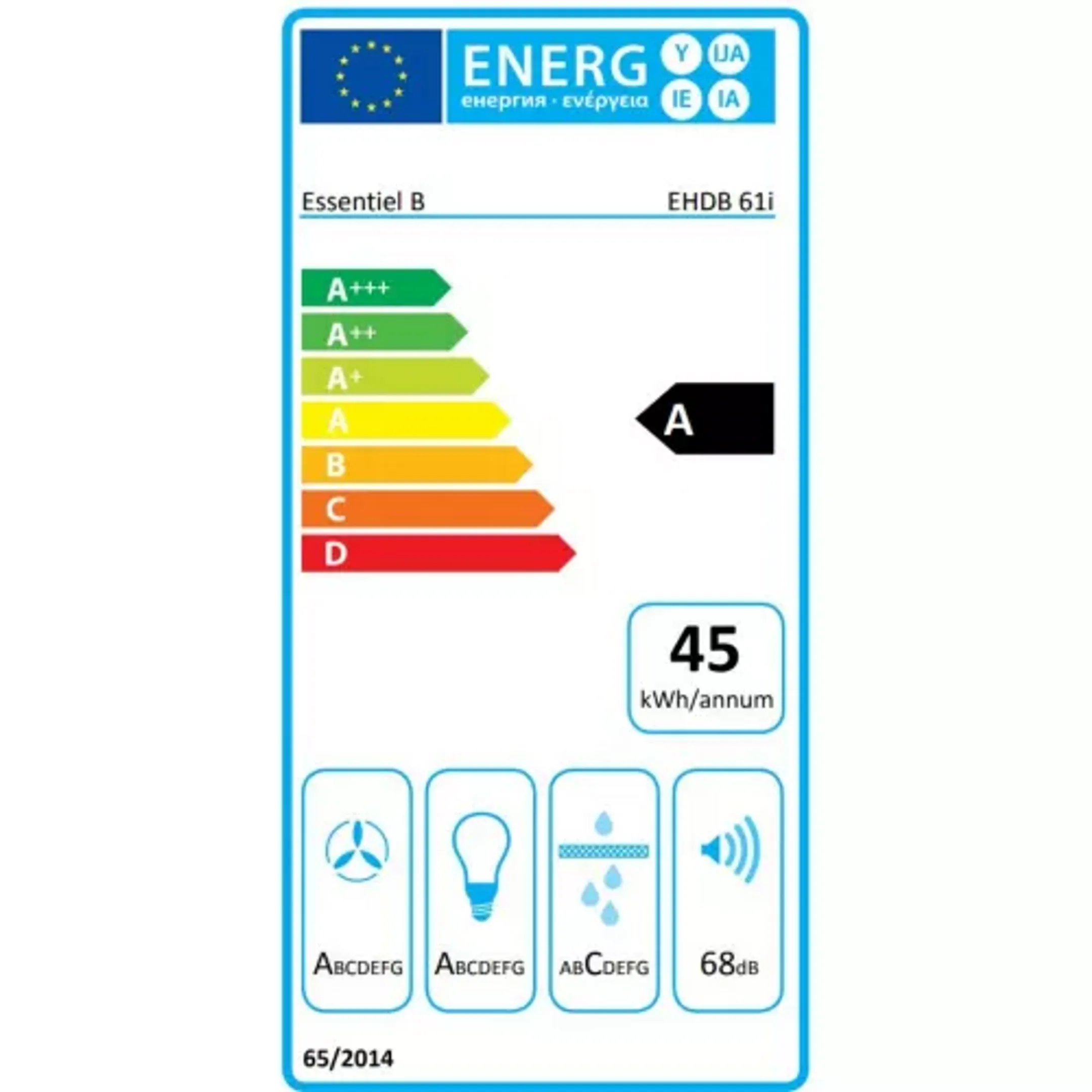 Essentiel-B Hotte décorative EHDB61i image