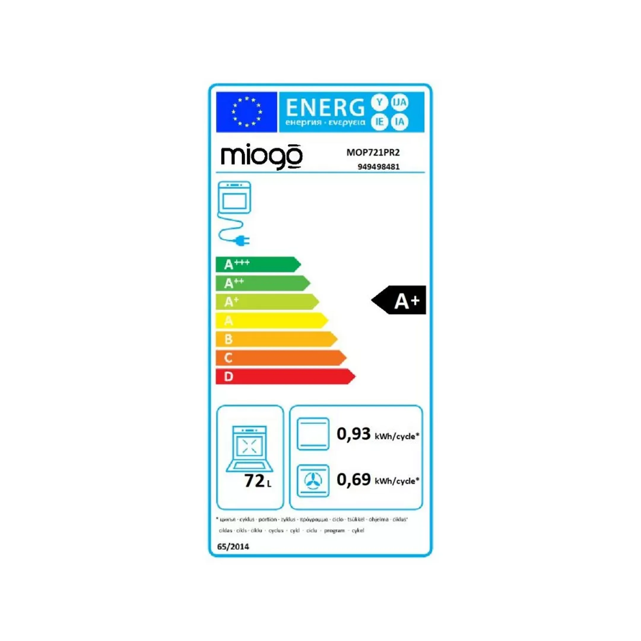Inbouw oven MOP721PR2