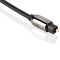 Profigold Profigold Fiber Optic Digital Audio Interconnect, 2m 2m TOSLINK TOSLINK Noir câble de fibre optique