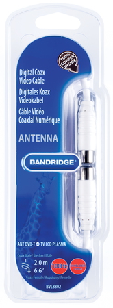 Bandridge Coax Kabel 2M Bvl8802 bandridge kopen in de aanbieding