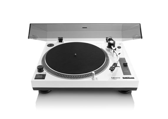 Lenco L 3808 Direct Drive Audio Turntable Zwart Wit lenco kopen in de aanbieding Lenco L 3808 Direct Drive Audio Turntable Zwart Wit lenco kopen in de aanbieding