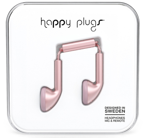 Happy Plugs Earbud Oortjes Rozegoud happy plugs kopen in de aanbieding Happy Plugs Earbud Oortjes Rozegoud happy plugs kopen in de aanbieding