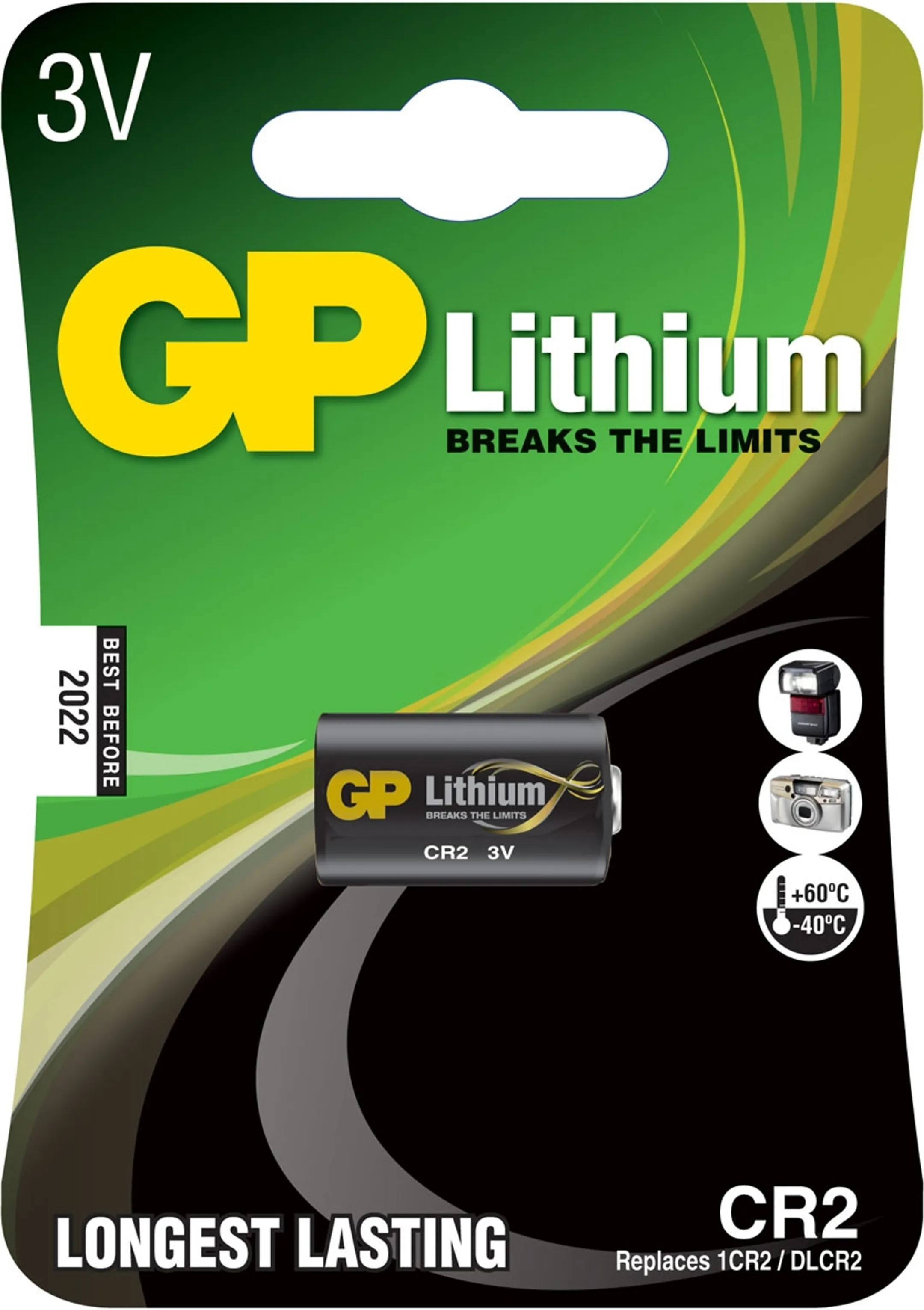 GP Batteries Lithium CR-2 Lithium-Ion pile non-rechargeable image