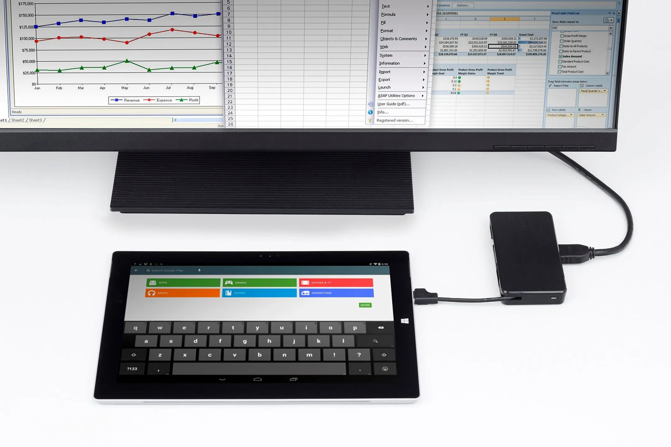 Targus Hub USB multi-display - 6 ports - ACA928REU image