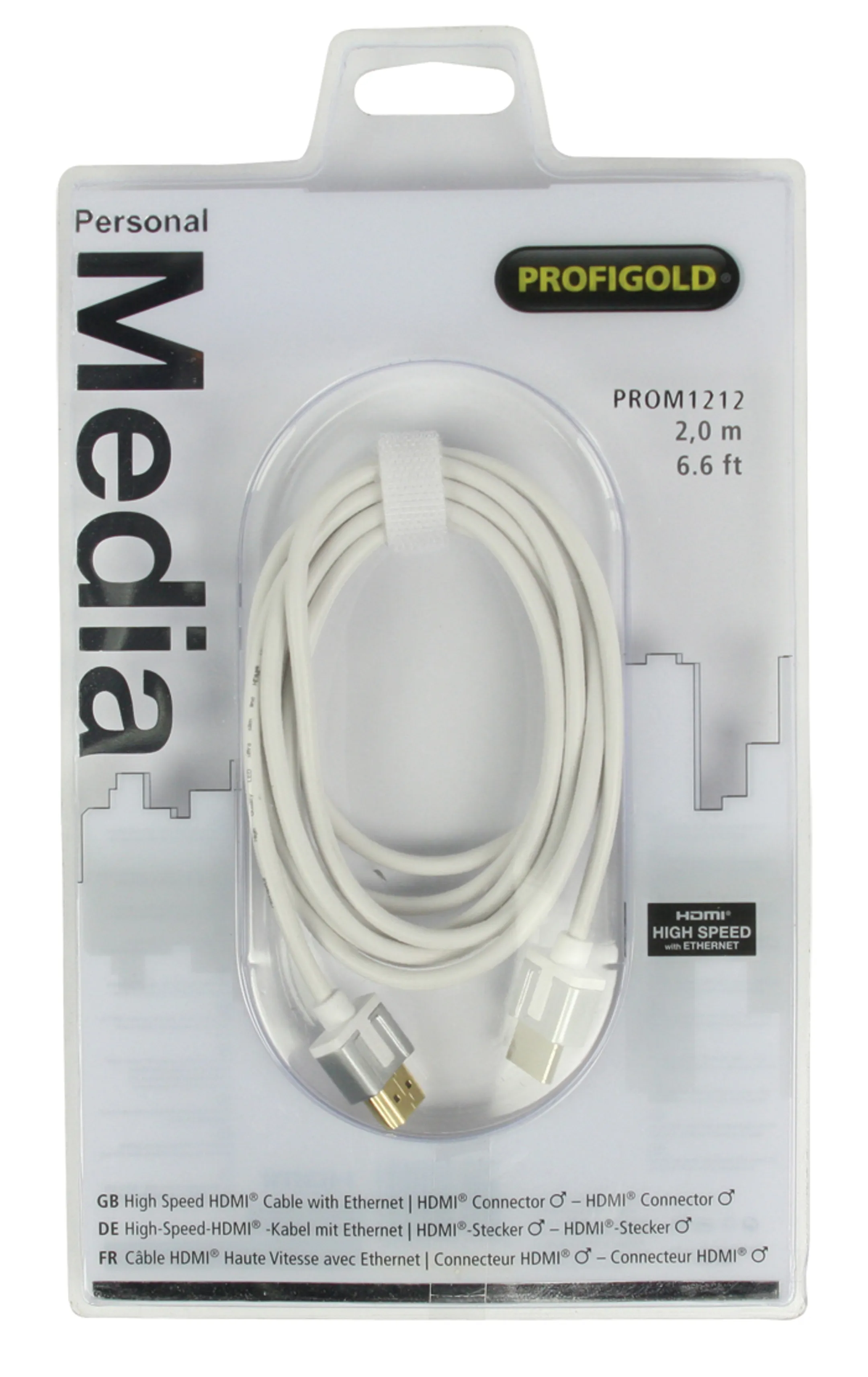 Profigold Câble HDMI 1.4 - 2 m - PROM1212 image