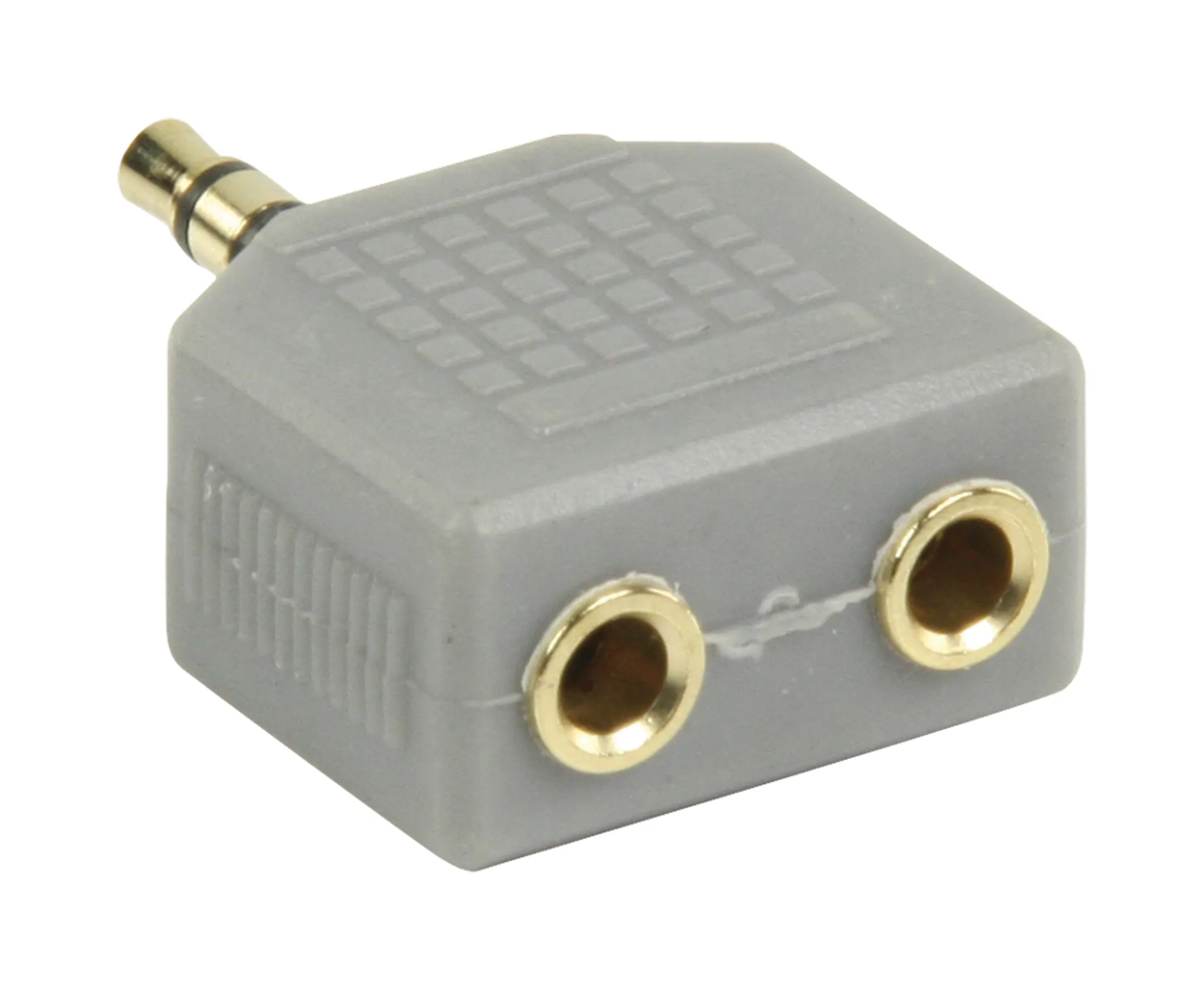 Bandridge Mini jack (3,5 mm, Male) naar 2x mini jack (3,5 mm, Female)-adapter - BAP424 image