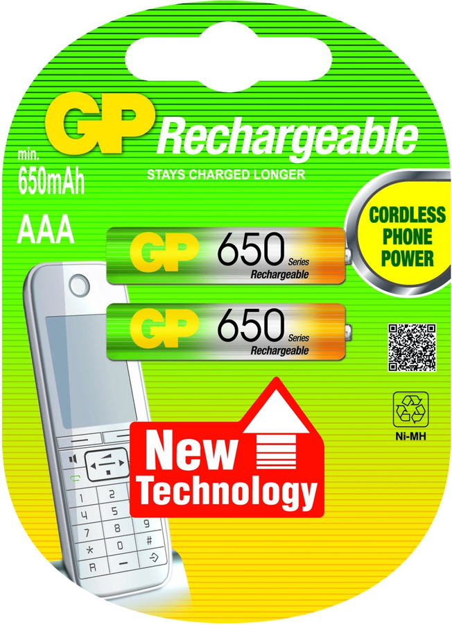 GP Batteries NiMH rechargeable batteries AAA Krëfel de beste