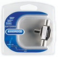 Bandridge BVP421 Coax M 2x Coax FM Aluminium adaptateur et connecteur de câbles