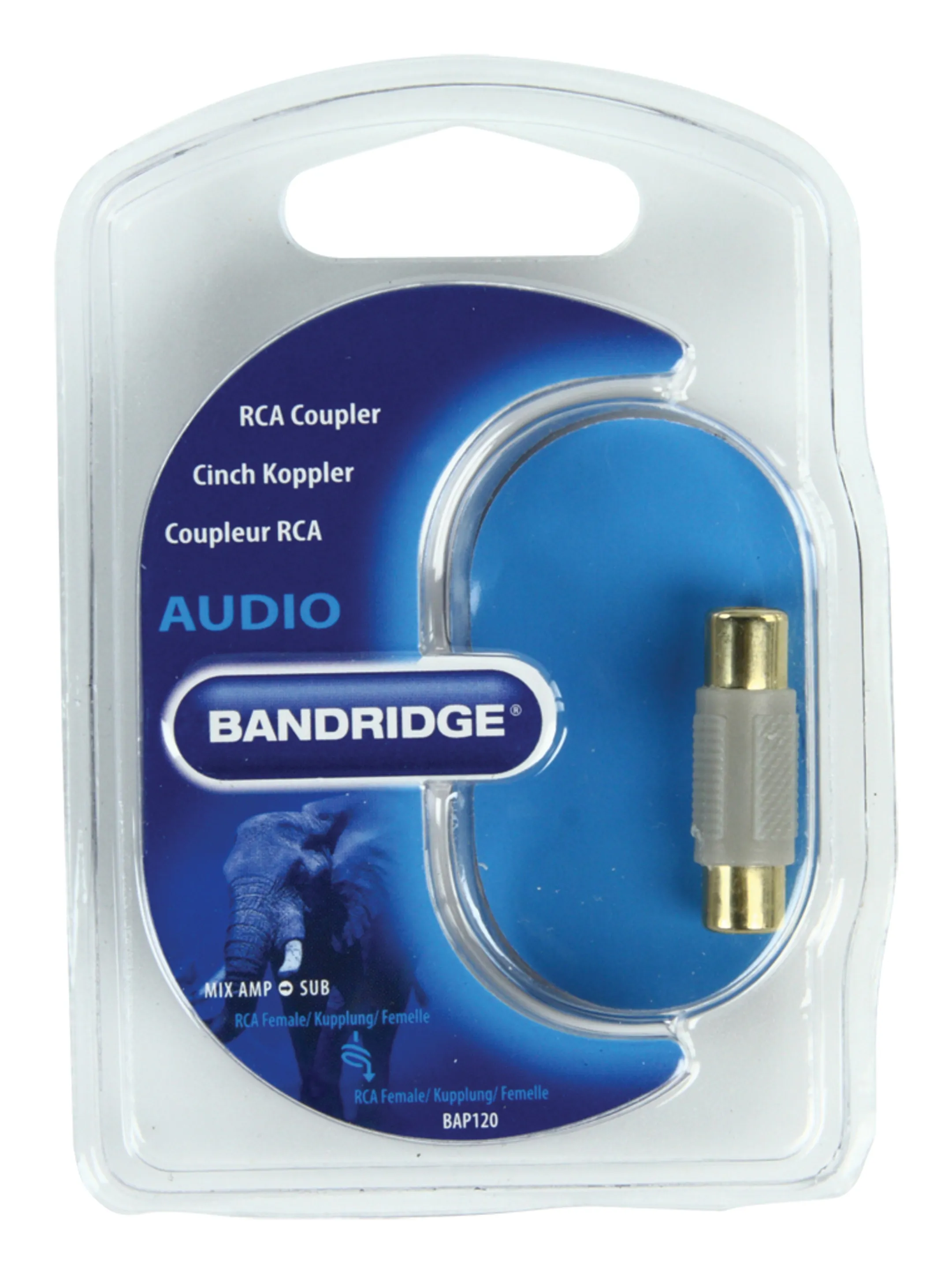 Bandridge RCA-adapter (Female - Female) - BAP120 image