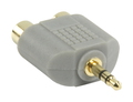 Bandridge Bandridge BAP432 Jack Stereo Male 3.5mm 2x RCA Female Noir adaptateur et connecteur de câbles