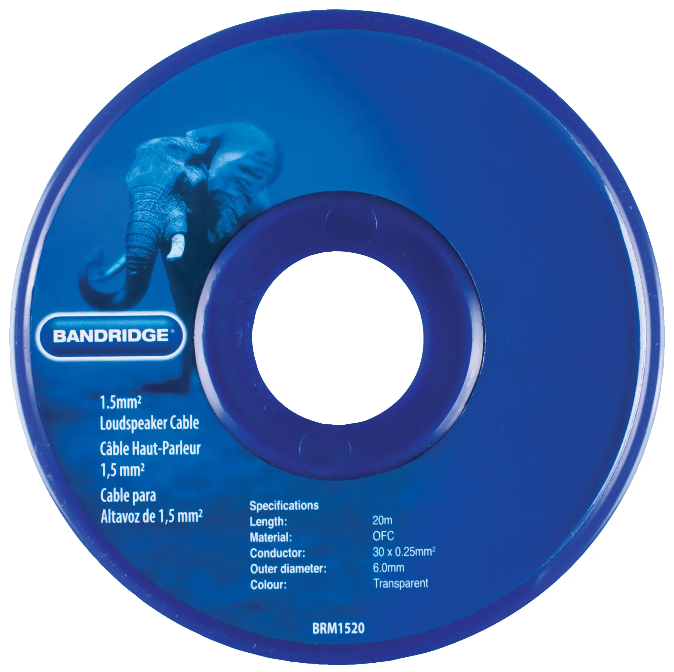 Bandridge Luidsprekerkabel BRM1520 - 20 m - 150 W image