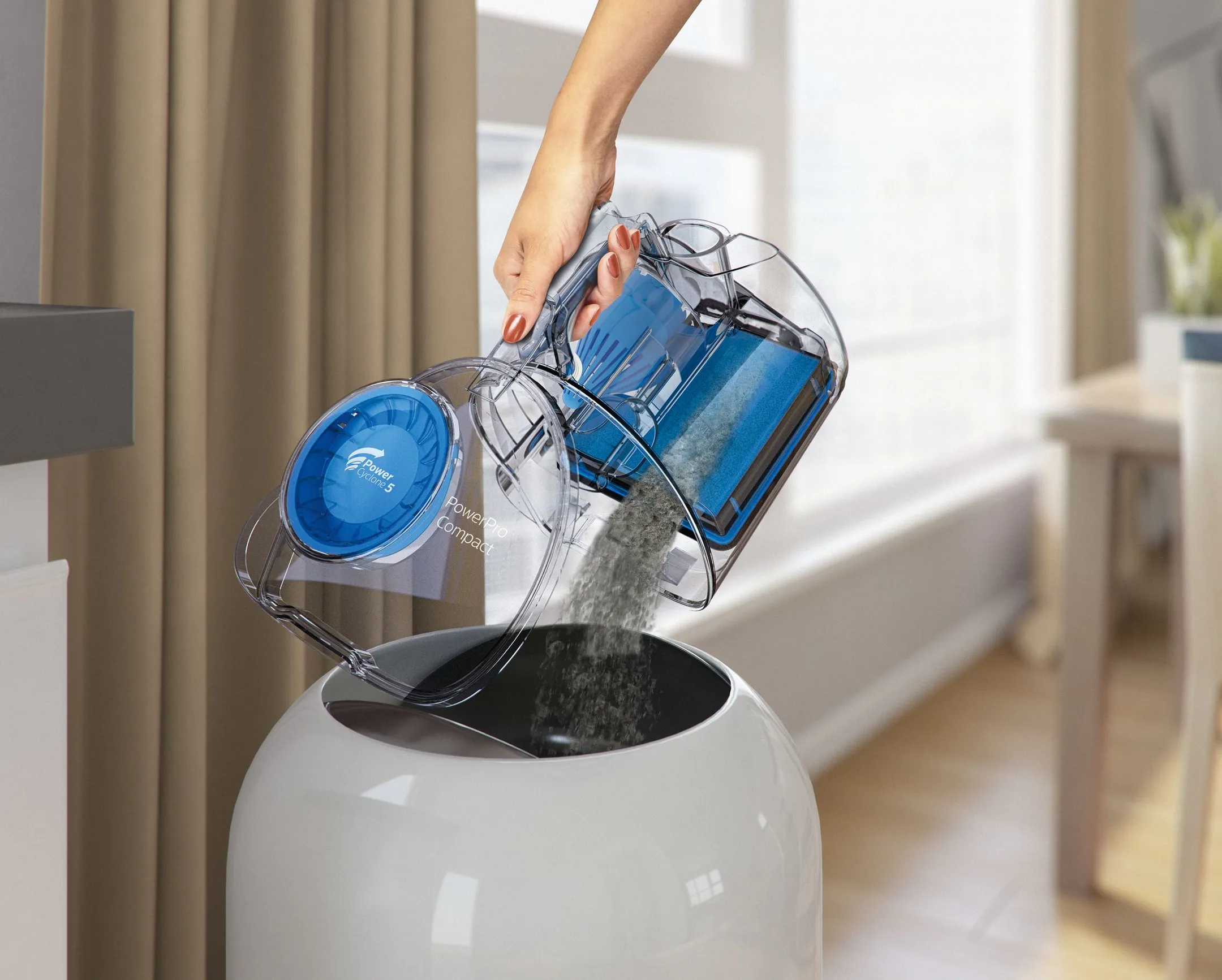 Philips Stofzuiger zonder zak PowerPro Compact FC9333/09 image