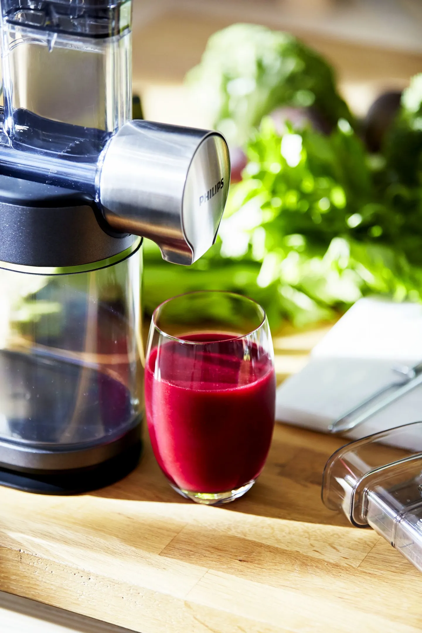 Philips Slowjuicer MicroMasticating HR1946/70 Bestel nu, in huis