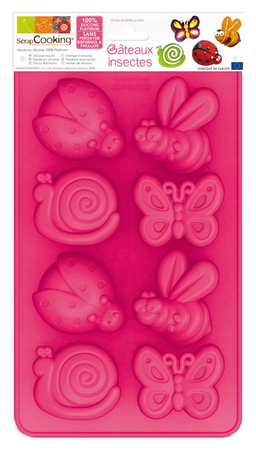 Scrap Bakvorm Insecten 8 Silicone scrap kopen in de aanbieding