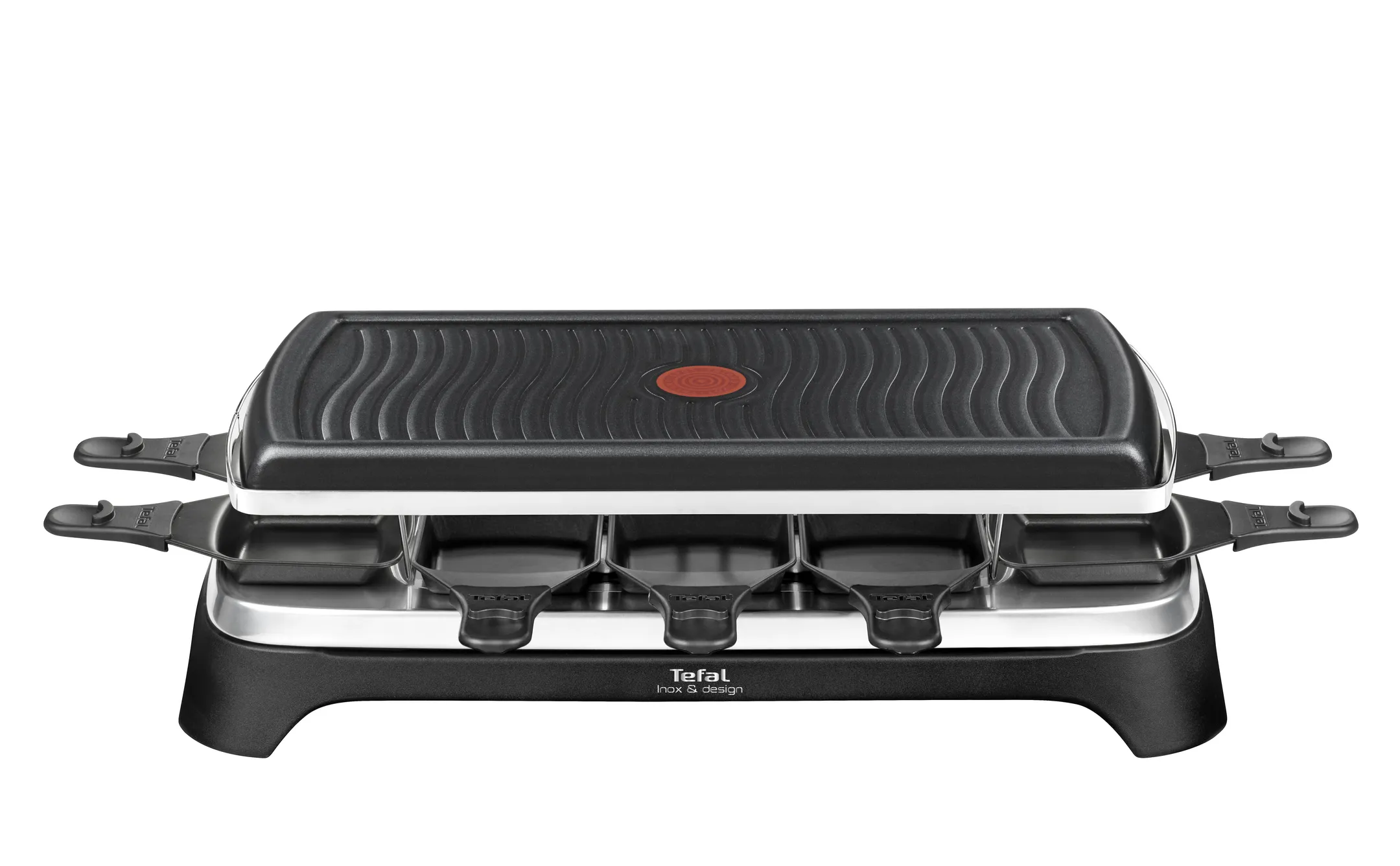 Tefal Raclette Grill Smart Inox & Design 10p RE4588 image
