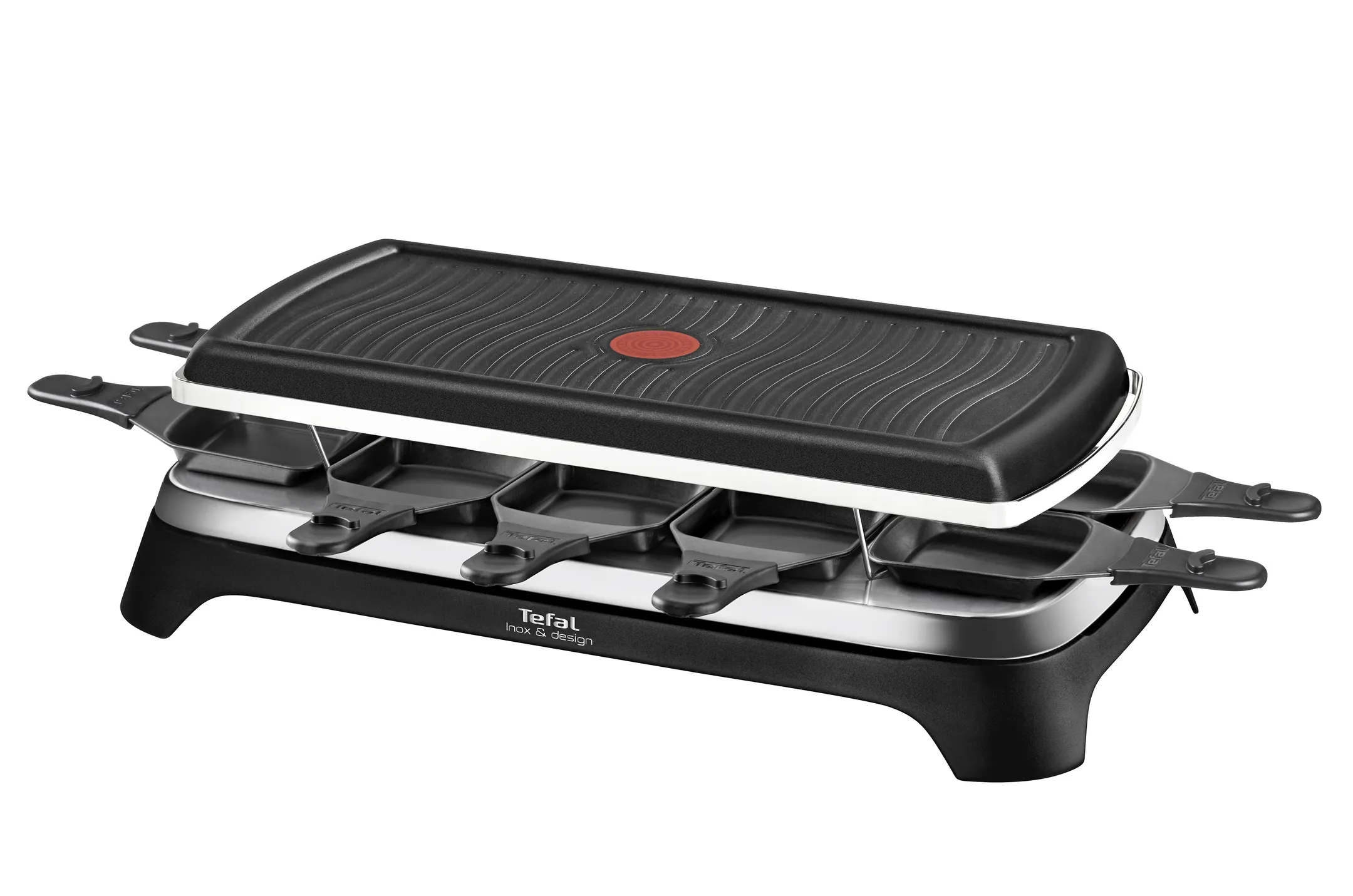 Tefal Raclette Grill Smart Inox & Design 10p RE4588 image