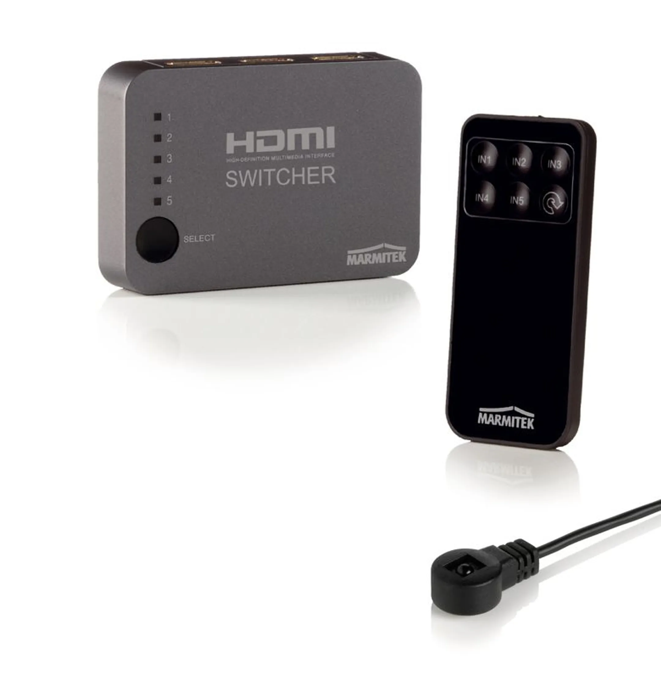 Marmitek HDMI Switch Connect 350 UHD - 5 poorten image