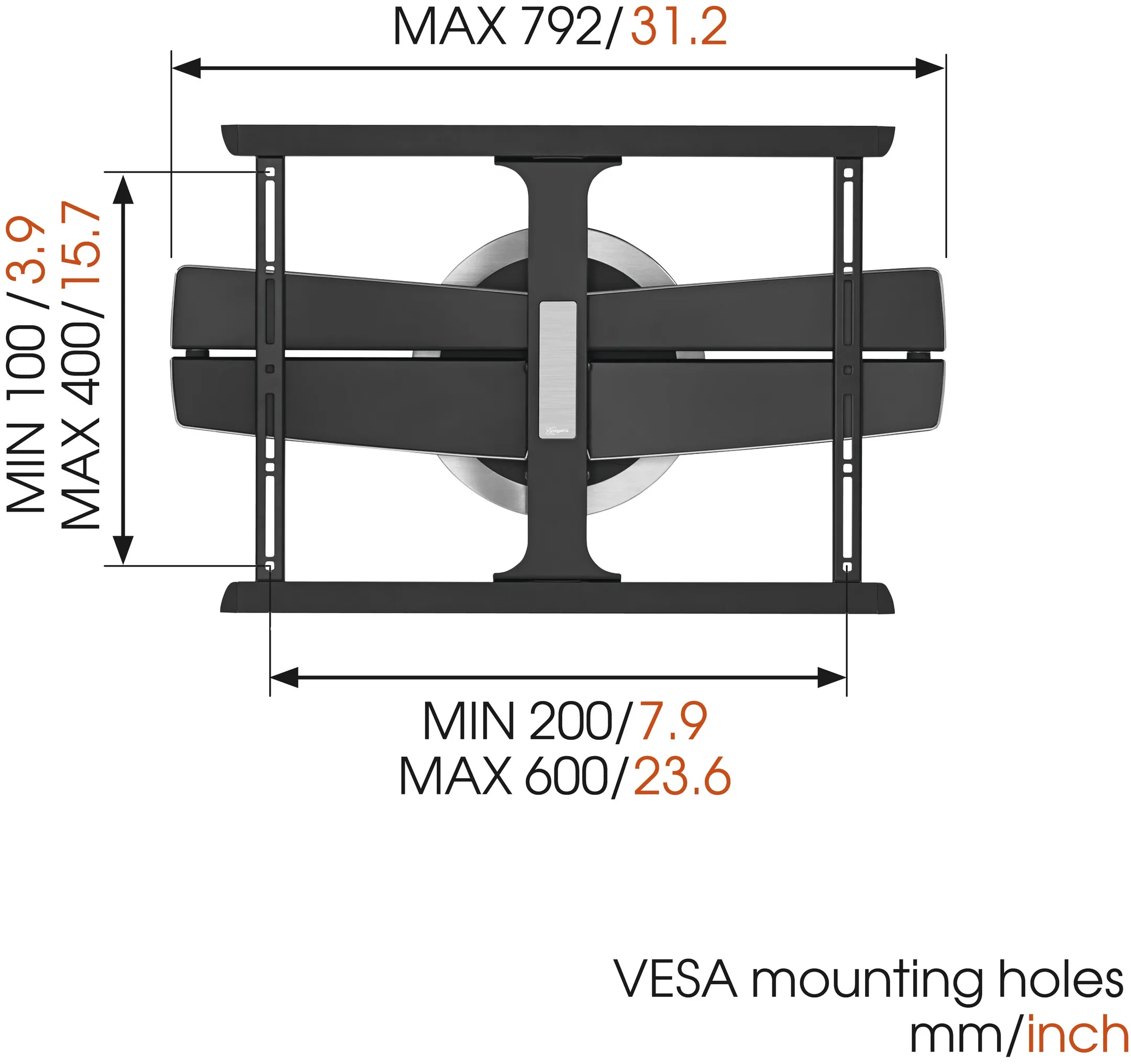 Vogels NEXT 7345 Support TV 40-65 pouces - Mur image