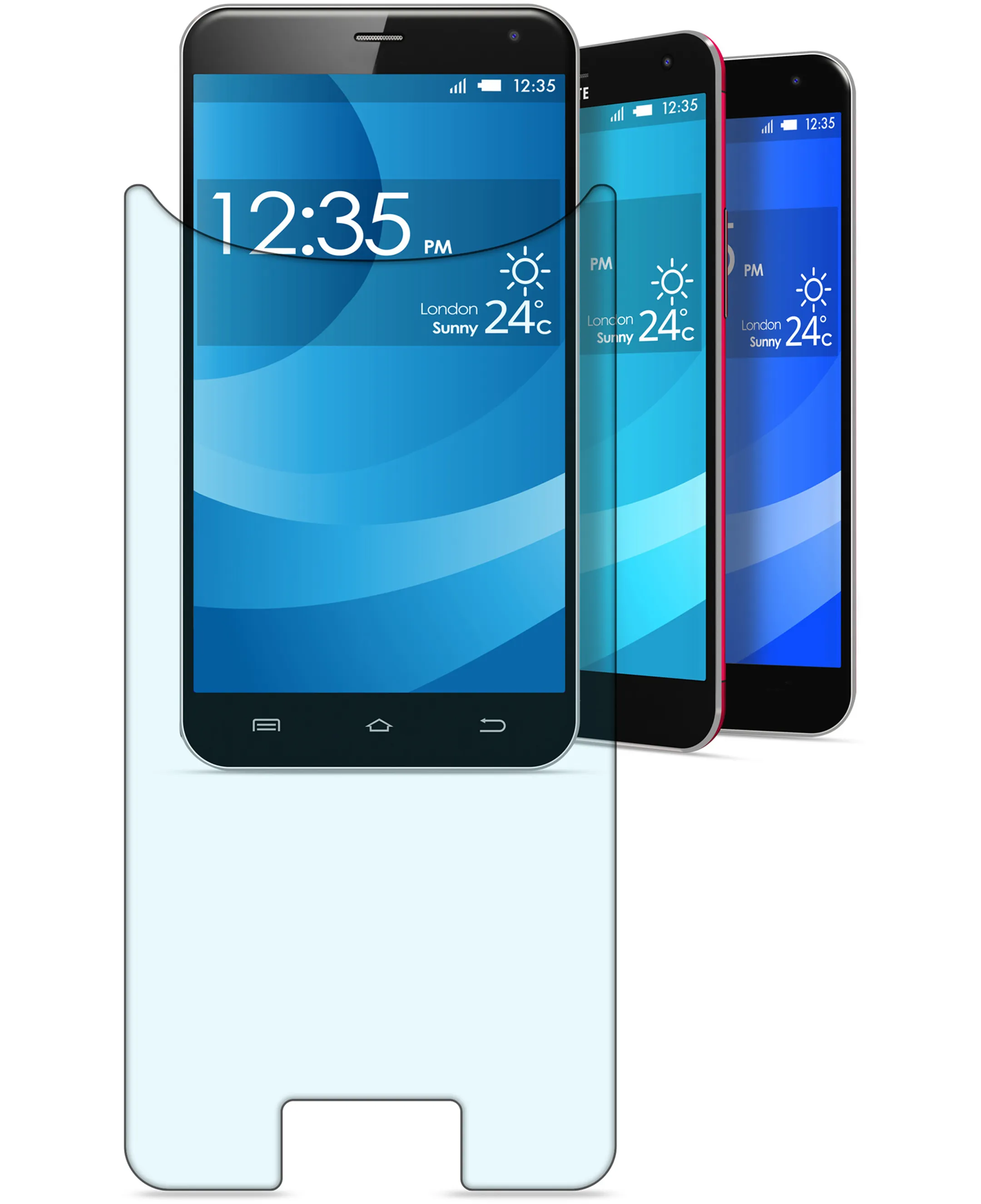 Cellular Line Doorzichtige schermbeschermer image