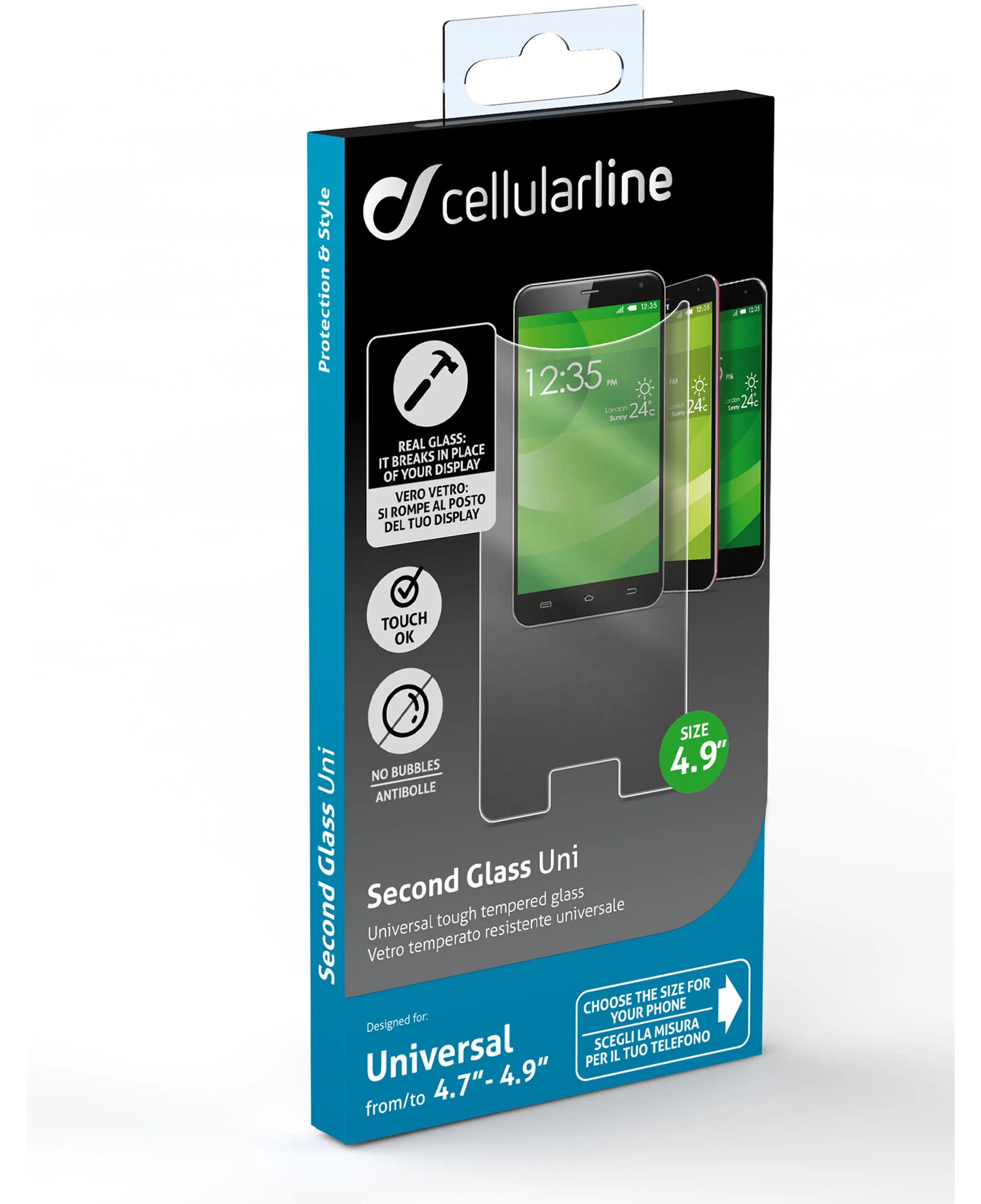 Cellular Line Doorzichtige schermbeschermer image