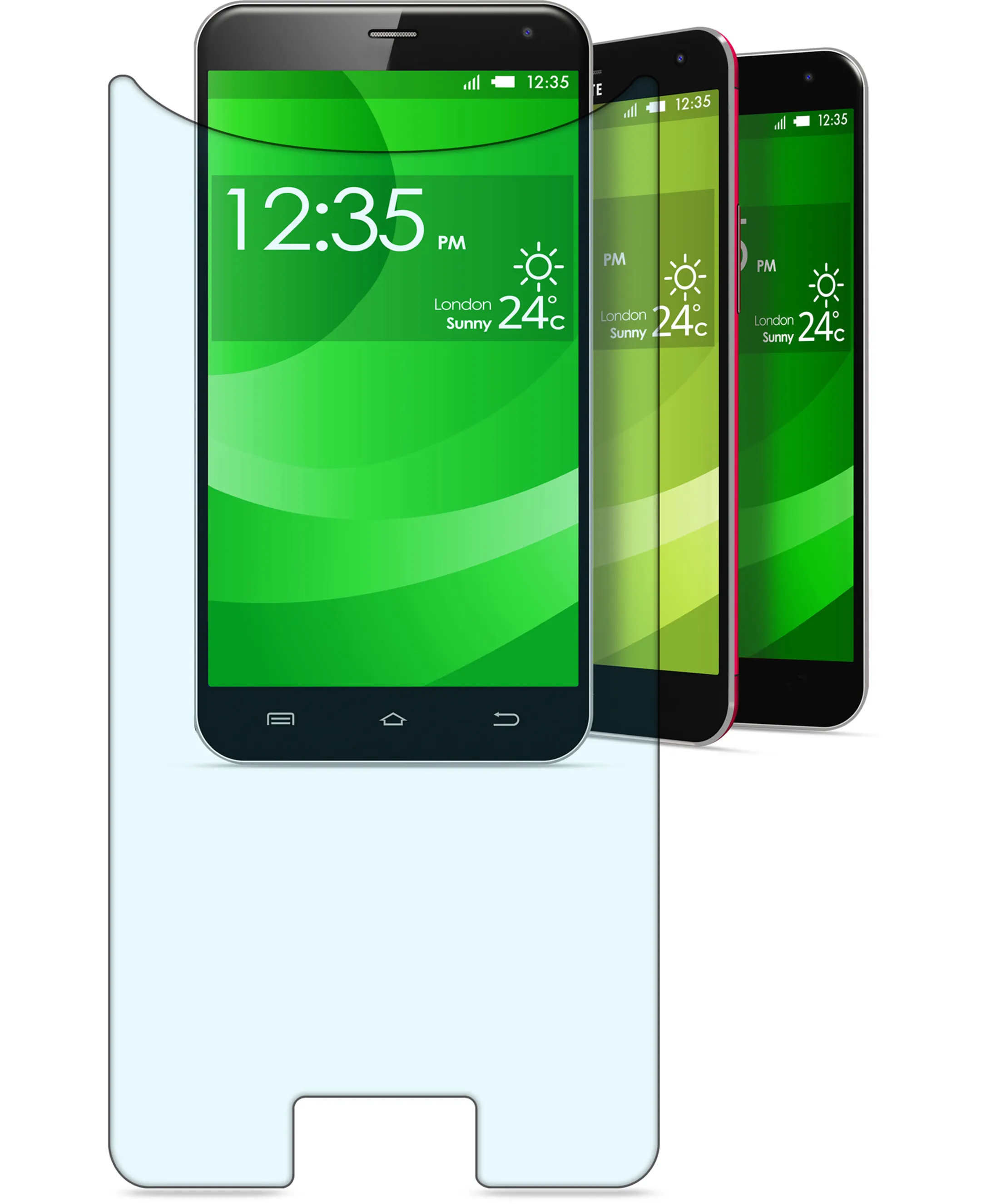 Cellular Line Doorzichtige schermbeschermer image