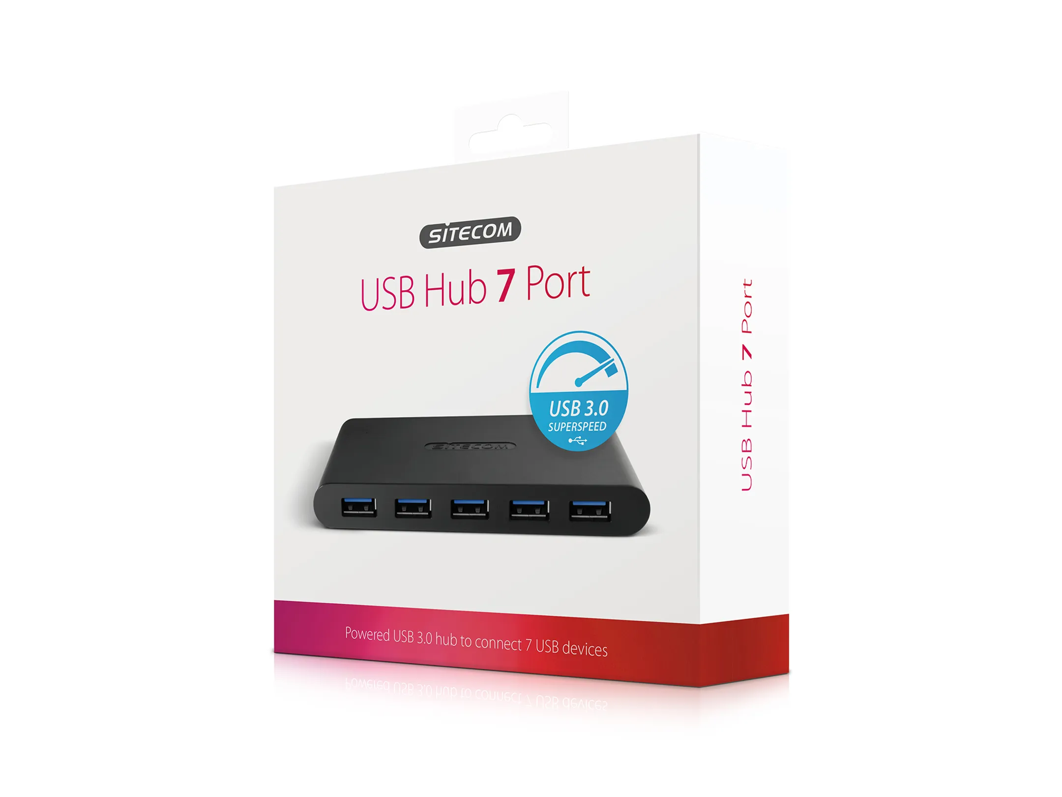 Sitecom USB A 3.1 hub - 7 poorten - CN-084 image
