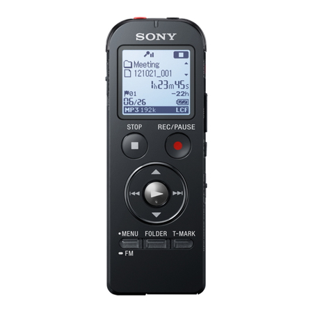 Sony Dictafoon Icd Ux533 Voice Recorder Zwart sony kopen in de aanbieding