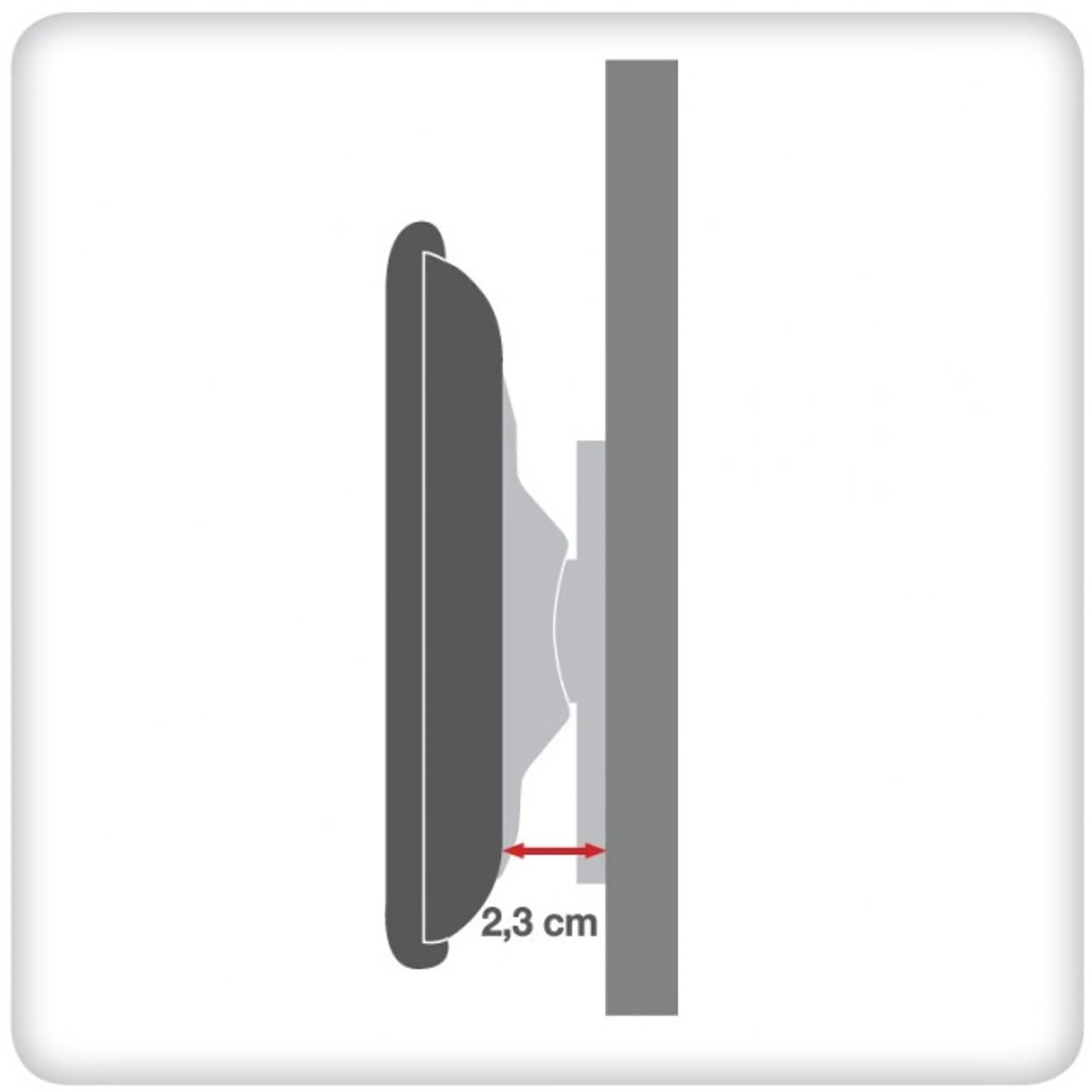 Techly ICA-PLB 140M Televisiebeugel 23"- 55" - Muur image
