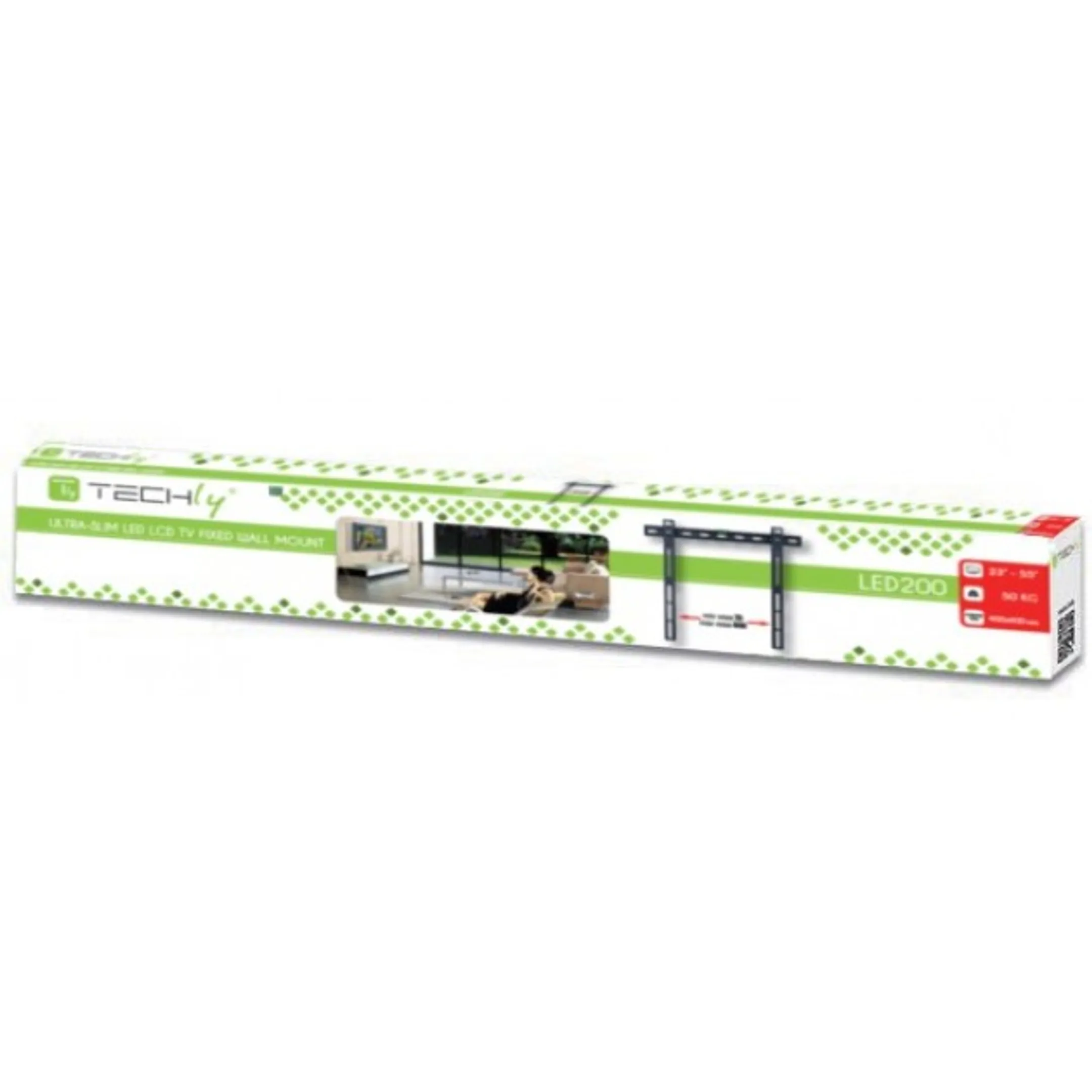 Techly ICA-PLB 140M Televisiebeugel 23"- 55" - Muur image
