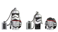 Tribe Tribe 16GB STARWARS Captain Phasma 16GB USB 2.0 Type-A Zwart, Rood, Zilver USB flash drive