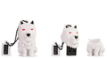 Tribe Tribe 16GB Game of Thrones Direwolf 16GB USB 2.0 Type-A Zwart, Rood, Wit USB flash drive