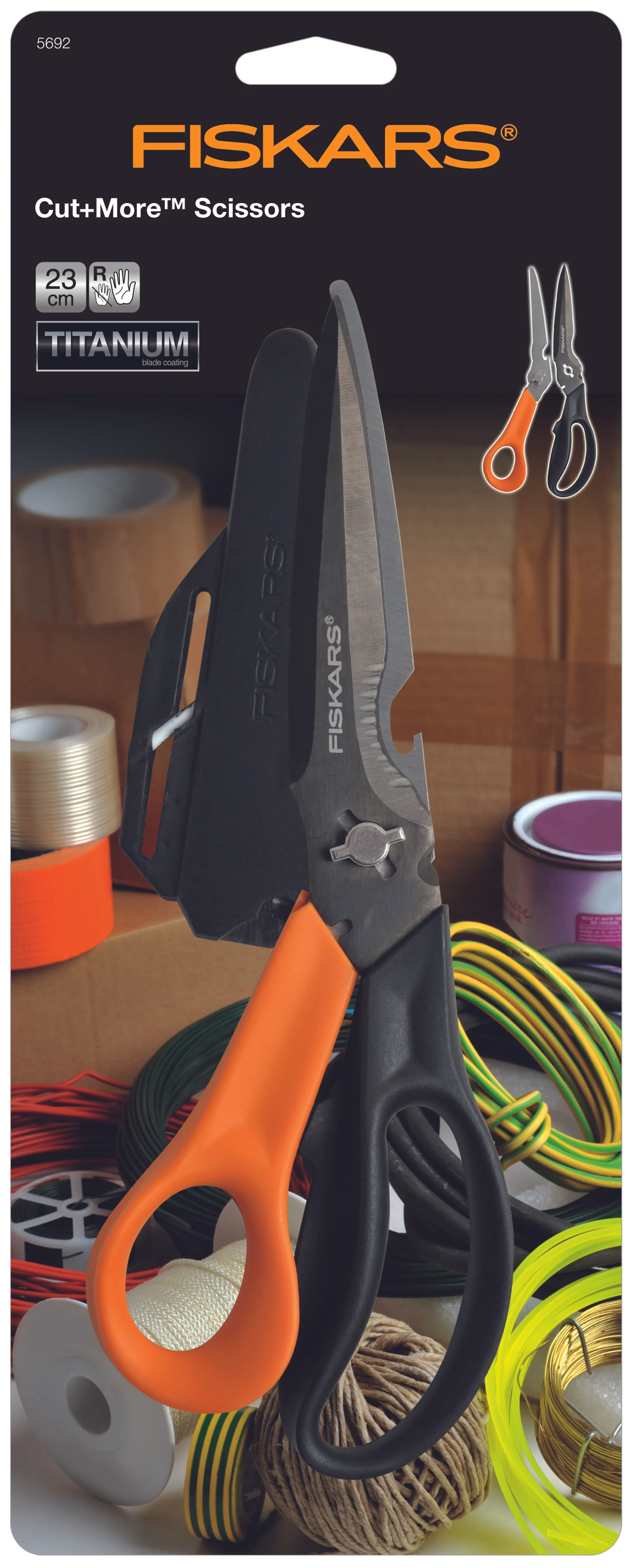 Fiskars Multifunctionele schaar - Cuts+More™ - 23 cm  image